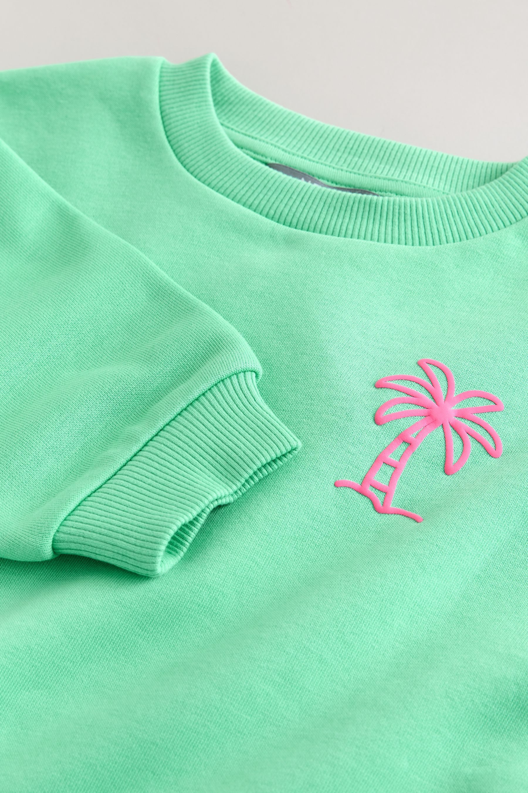 Next Sweater Sweatshirt mit Aufdruck (1-tlg)