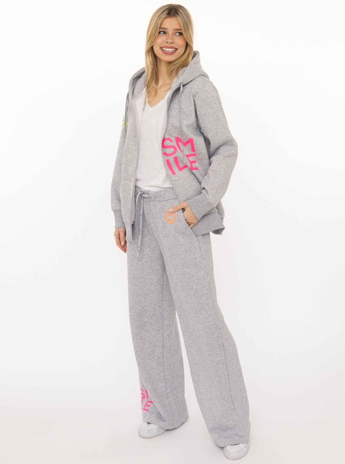 Zwillingsherz Sweathose "Alissa" mit Print und Neon Stickerei, Kordel und E günstig online kaufen