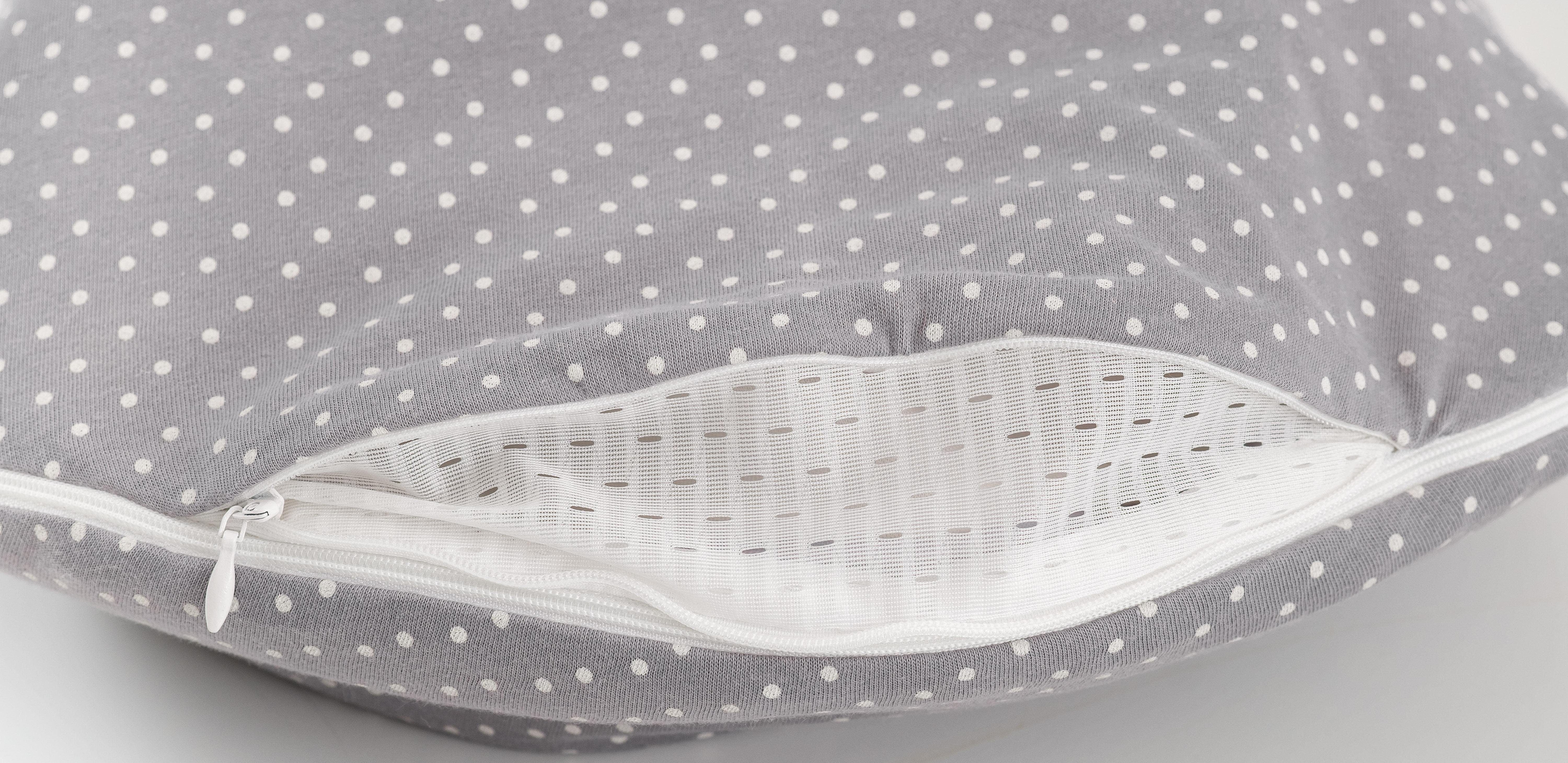 Träumeland Babyschlafsack tlg) Außenschlafsack grau (1 Pünktchen