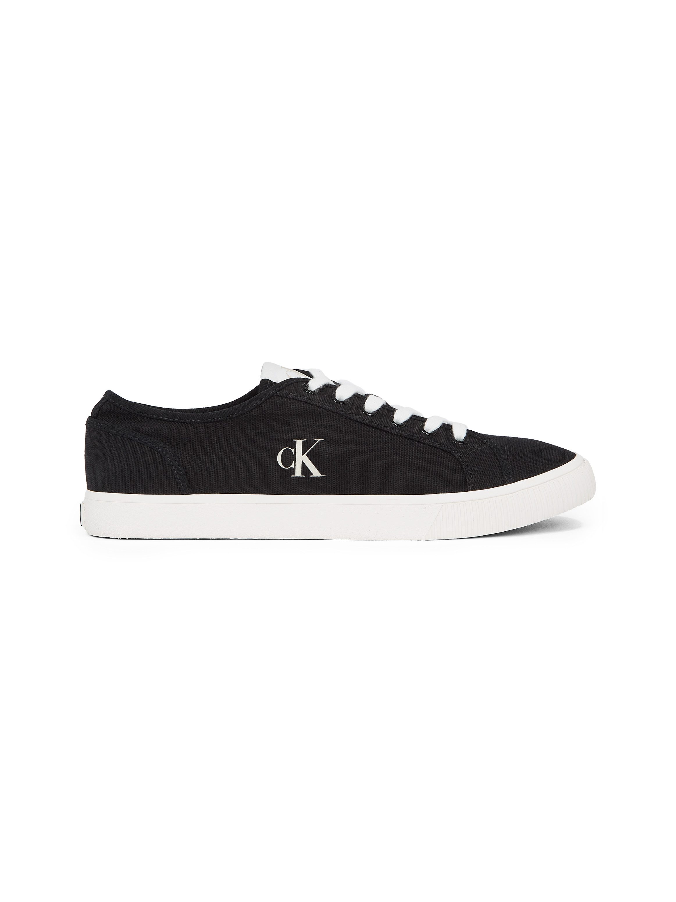 Calvin Klein Jeans ESS VULC LOW MG CANVAS Sneaker Schnürschuh, Halbschuh, Freizeitschuh in klassischer Optik