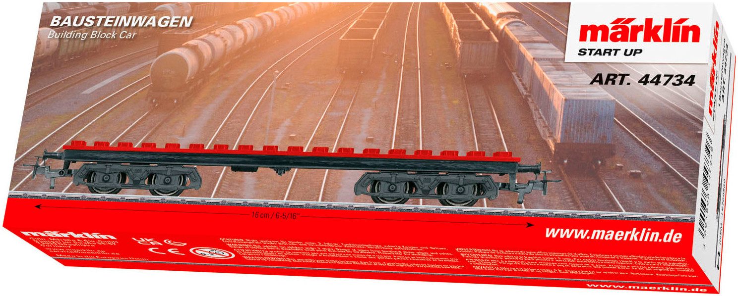 Märklin Güterwagen Märklin Start up - Bausteinwagen - 44734, Spur H0, Made in Europe