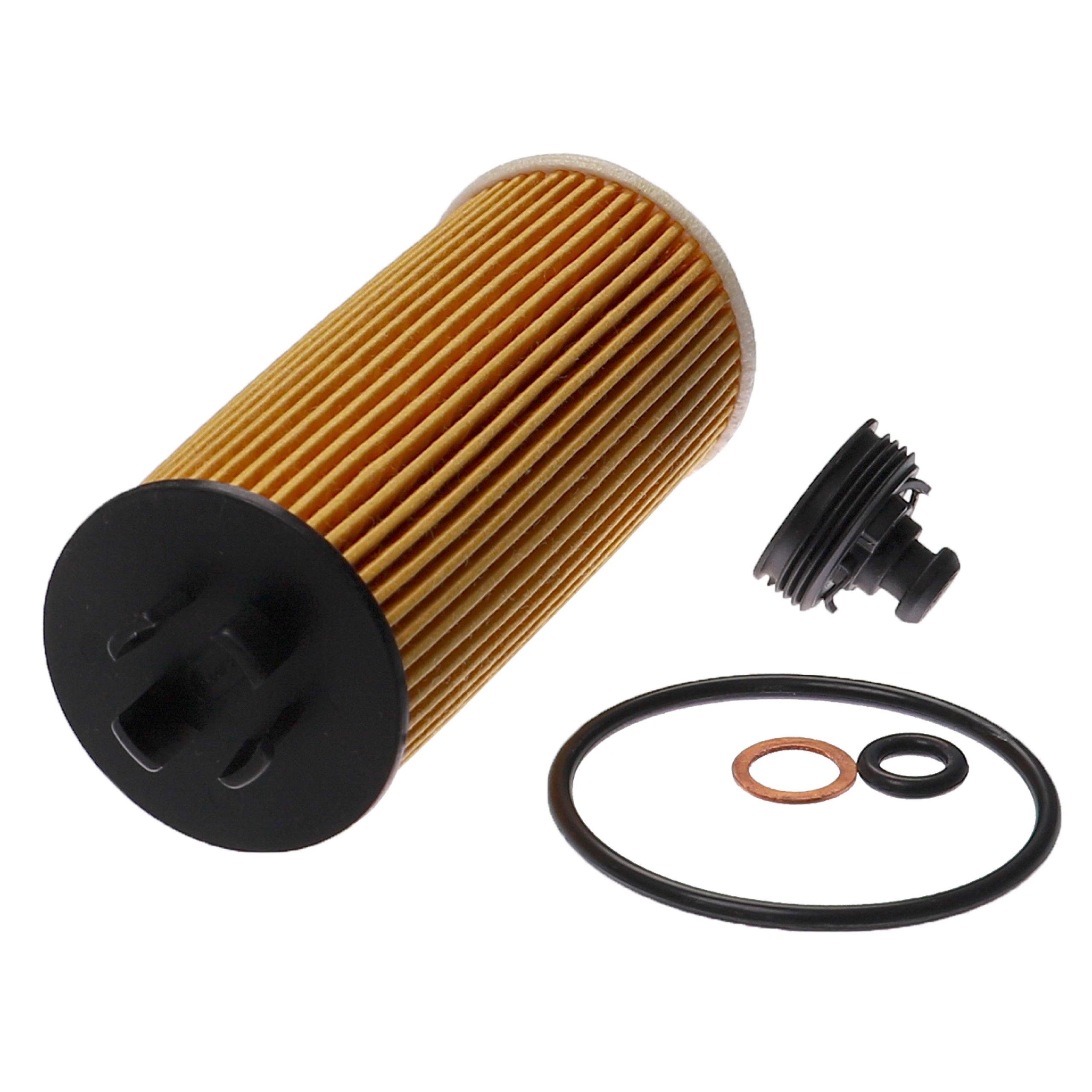 vhbw Ersatzfilter Ersatz für Wix Filters WL 7522 für Auto, Zubehör für 11 42 8 513 948 / 11 42 8 570 590 / 11 42 8 575 210 / 11 42 8 585 237 / 8 513 948 / 8 570 590 / 8 575 210 / 8 585 237 / 8513948 / 8570590 / 8575210 / 8585237 / 11428513948 / 11428570590 / 11428575210 / 11428585237 / E50296 / 33579BW / 100-01-008 / MD-815 / 10-ECO134 / LATI97 / LA044 / BFO4259 / F 026 407 204 / FL0266 / COF100769E / ML4576 / EOF296 / 28.0002-2250.2 / FA6146ECO / A210954 / DL1327 / DOFX815D / DP1110.11.0220 / A121100047 / 1643613280 / 47224 / F-830 / OE672/6 / CH11885ECO / 809107601 / CH11885ECO / GUD M165 / HART 907 527 / RY-R2773P / E833H D321 / SO 7278 / 14447 / FO-ECO134 / 1ECO134 / OE0120 / F116101 / OX 815D / LFOE303 / 153071762441 / OX 1295D / HU 6015 z KIT / 6015Z-OF-PCS / MFC-E481 / 26-1513 / MOF-3E134 / 14447 / ELH4464 / 314 322 0006 / L155 / LVFL821 / FOP296 / NFO3164 / FOF-BM-035 / EOF4234.20 / FO-00289 / 49209 / 2441316 / JAPFO-ECO134 / L1045 / QFL0348 / FRO00292 / 7O0179 / R2773P / EO-30