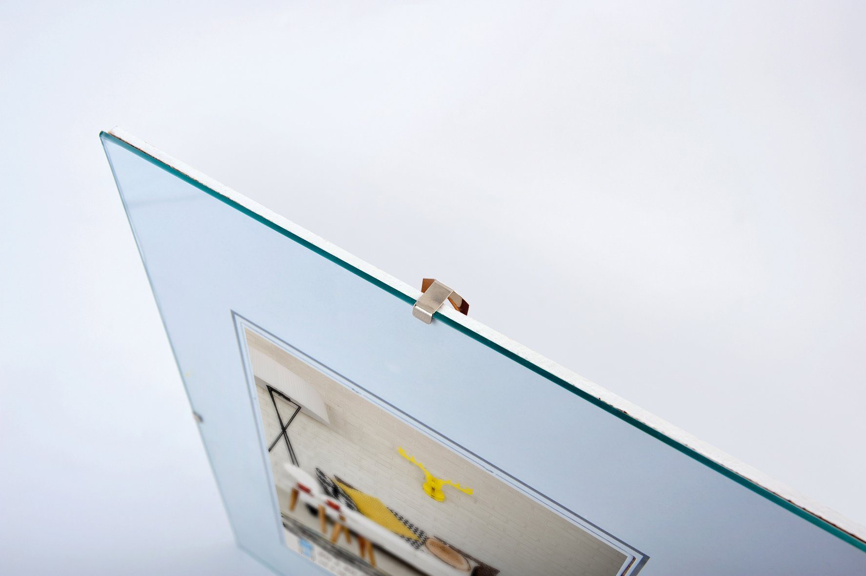 Walther Design Bilderrahmen Antireflexglas mit Bildhalter Rahmenlose