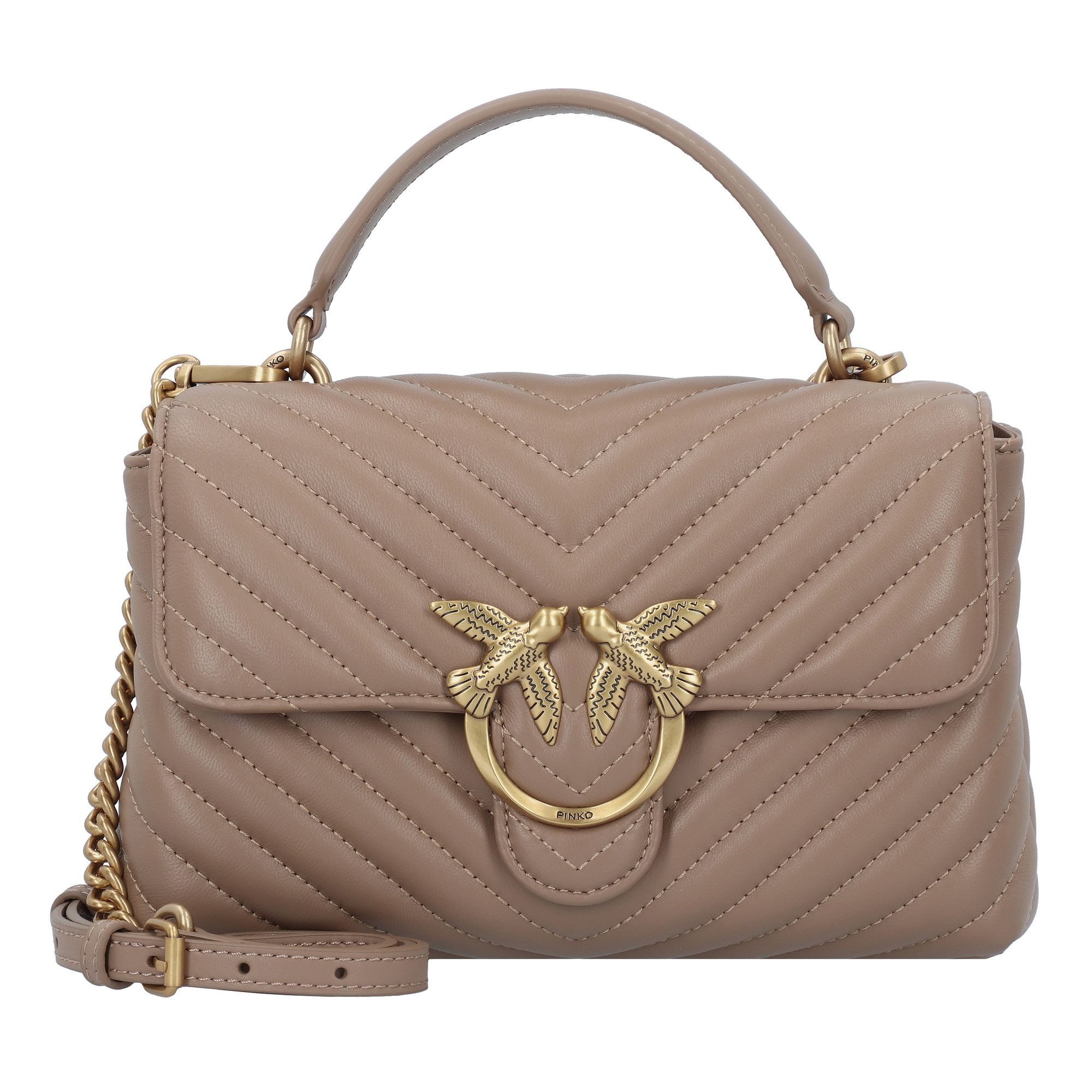 PINKO Henkeltasche Love Lady, Leder