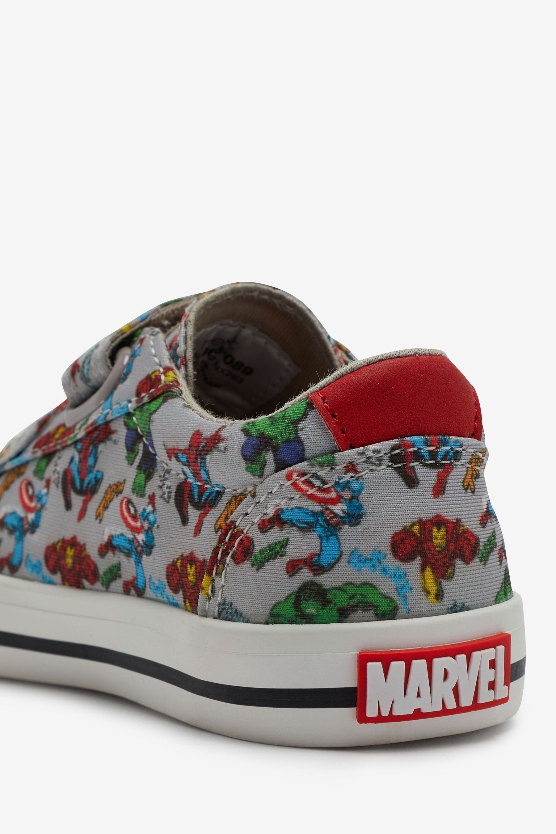 Marvel mit Klettschuh Klettverschluss Schuh (1-tlg) Avengers Grey Next