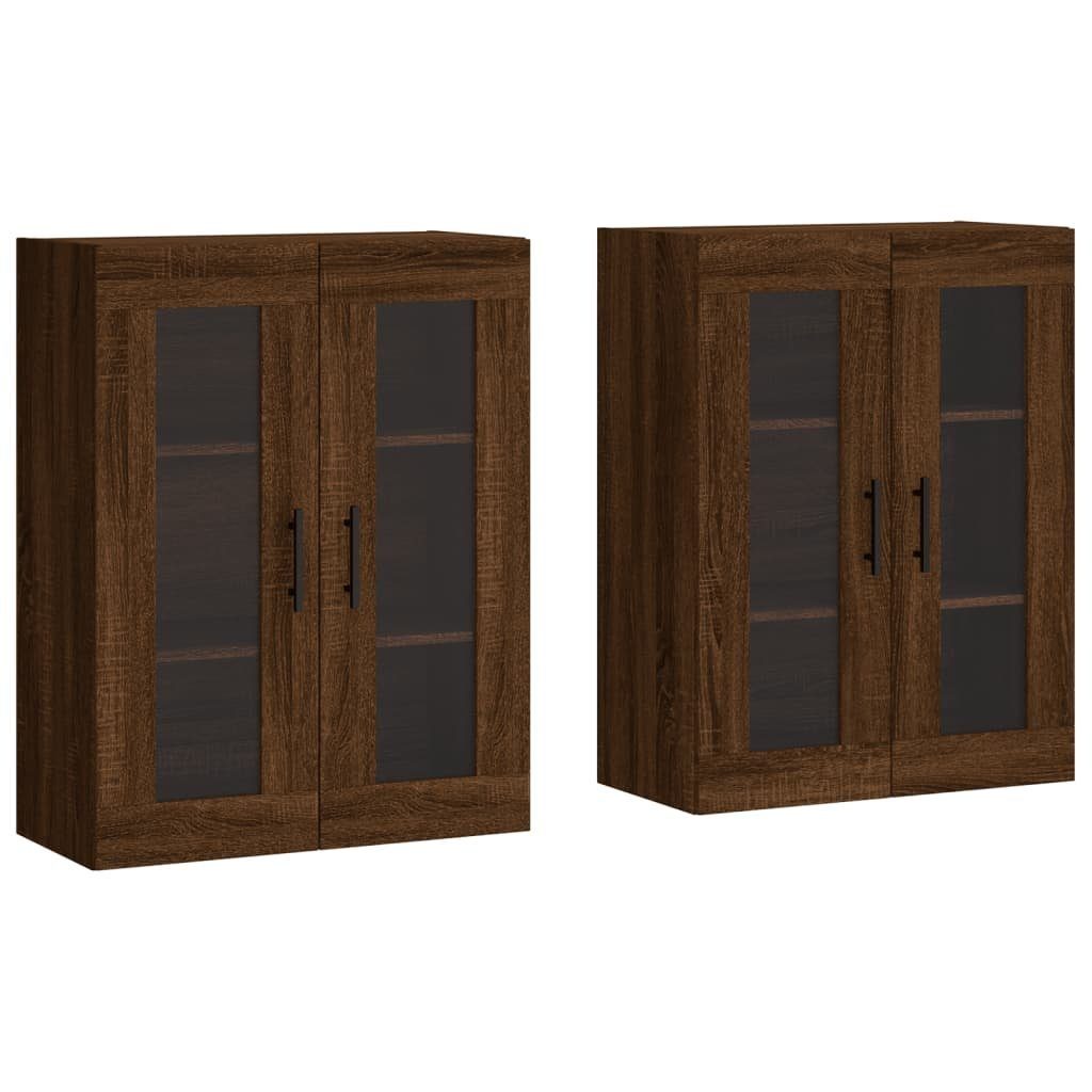 vidaXL Sideboard Wandschränke 2 Stk. Braun günstig online kaufen