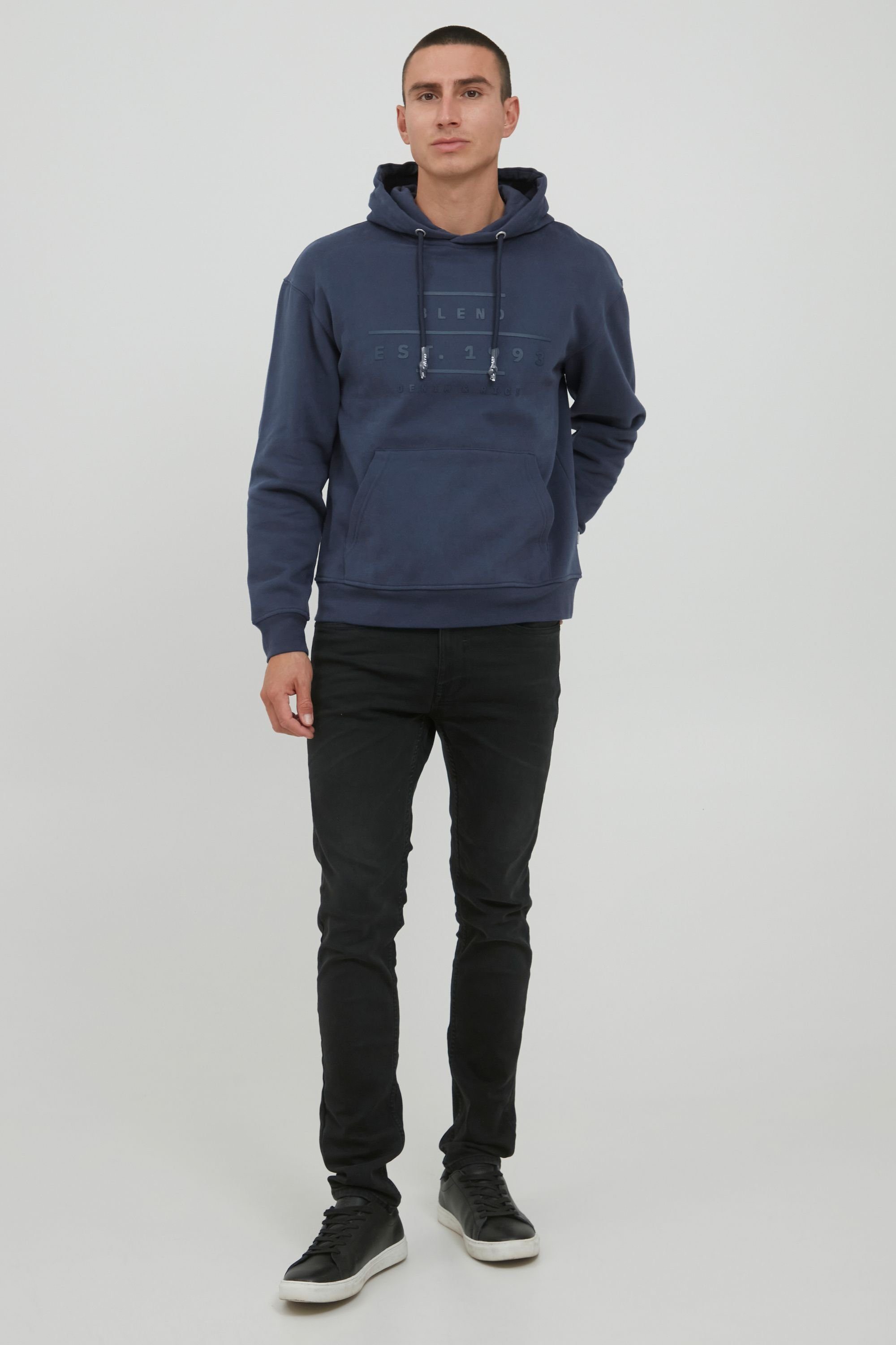 Blend Kapuzenpullover BHSweatshirt Lässiger Hoodie mit Kapuze und Kängurutasche