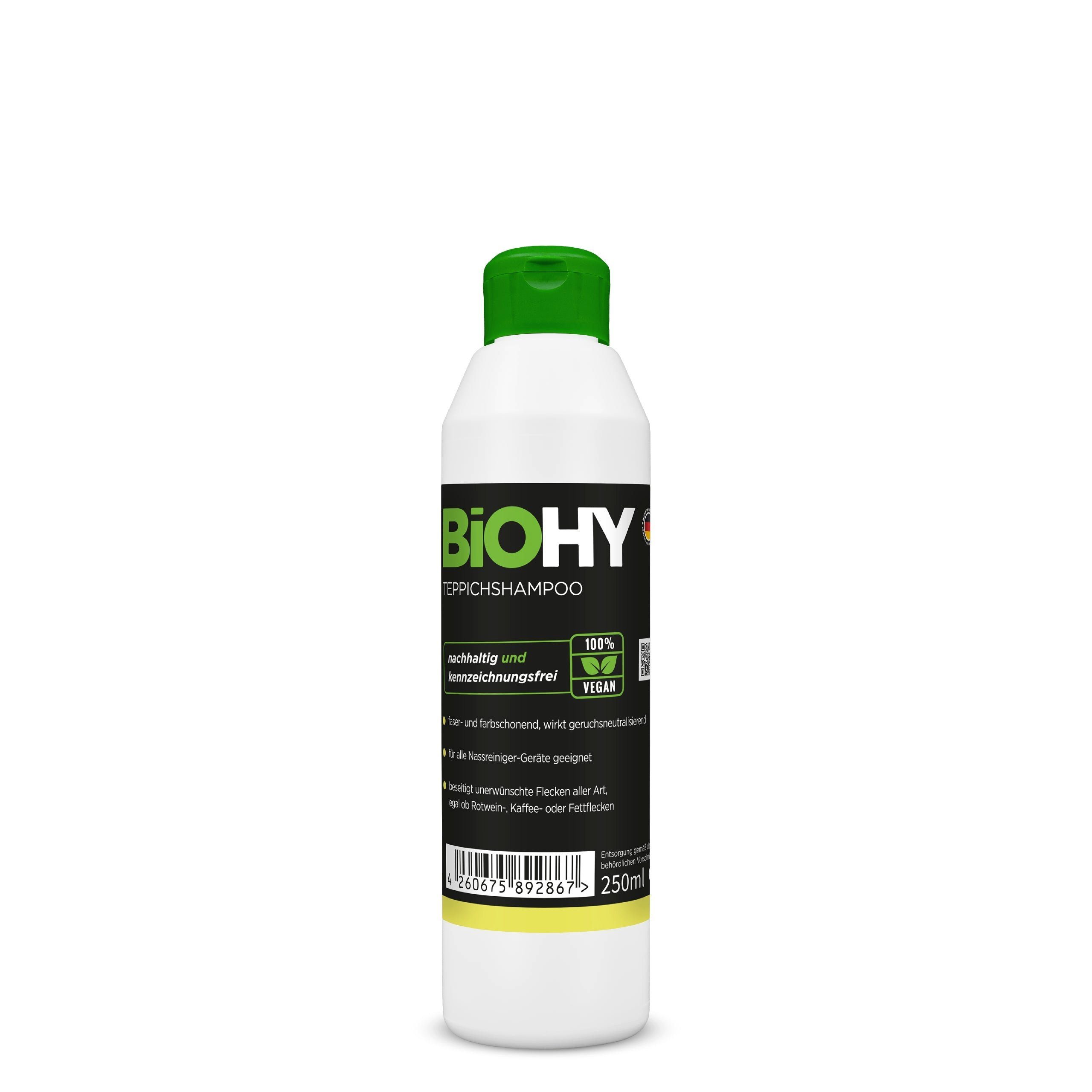 BiOHY Teppichshampoo 1 x 250 ml Flasche Teppichreiniger (1-St)