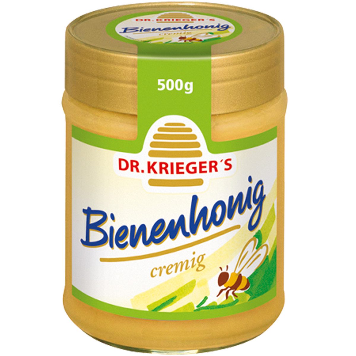DR. KRIEGER'S Honig, Dr Kriegers Bienenhonig cremig süß und streichzart im Glas 500g