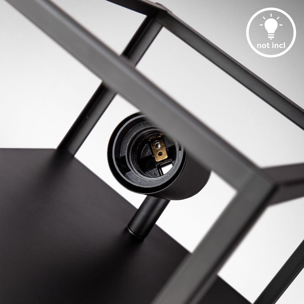 B.K.Licht Wandleuchte Wandlampe E27 60W Metall günstig online kaufen