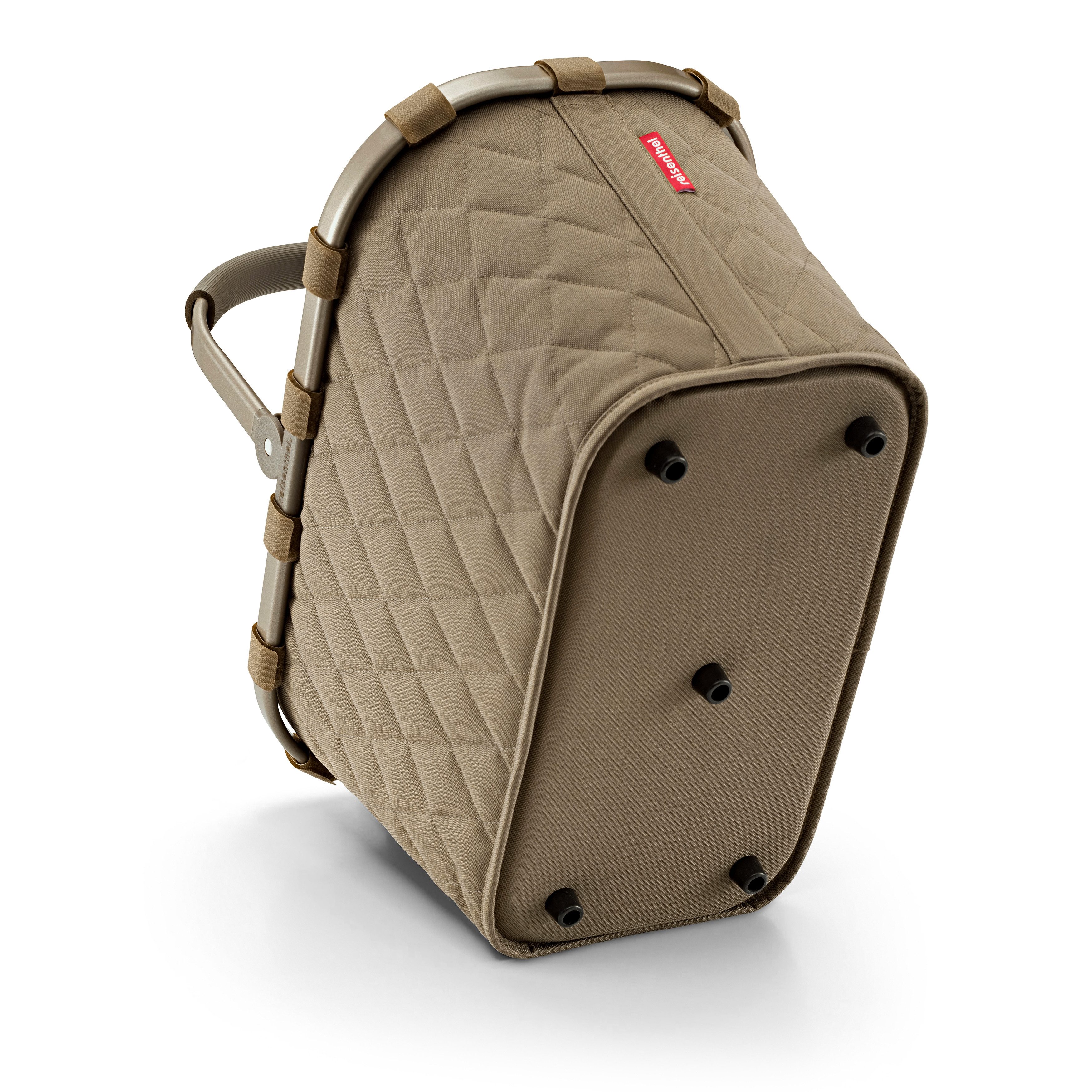 REISENTHEL® Einkaufskorb carrybag, 22 l, Standfüße, ummantelter Griff zum Umklappen, Innentasche Reißverschluss