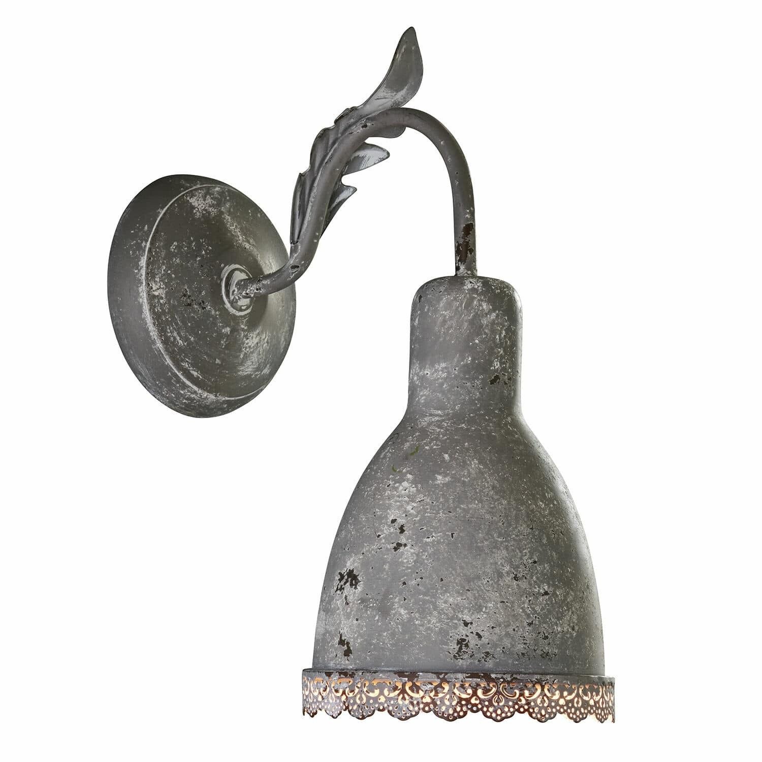 Mirabeau Wandleuchte Wandlampe Lamothe grau günstig online kaufen