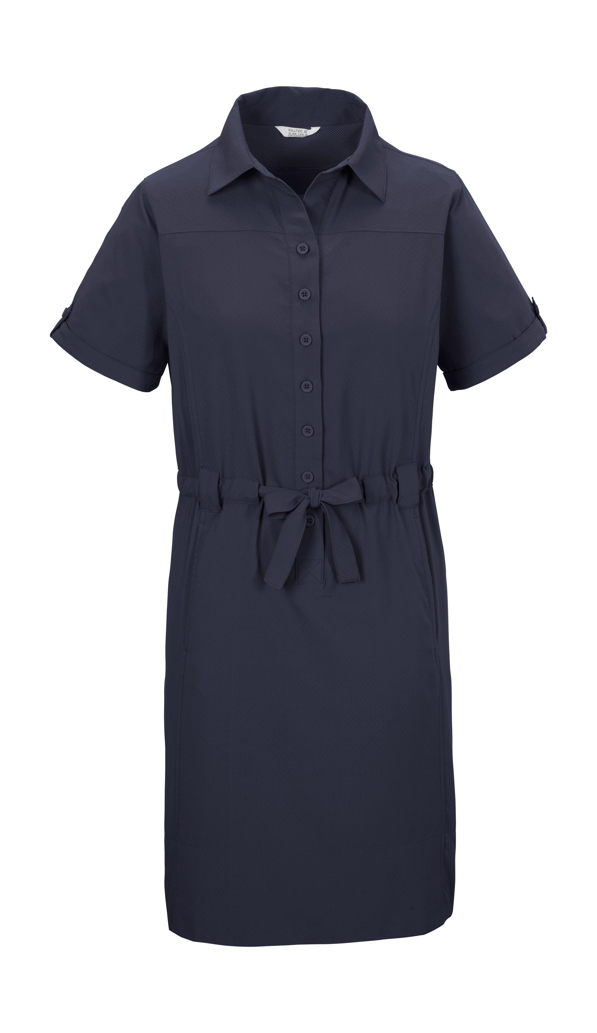 Killtec Sommerkleid KOS 50 WMN DRSS Leichtes, wasserabweisendes Kleid mit Kordelzug und Taschen