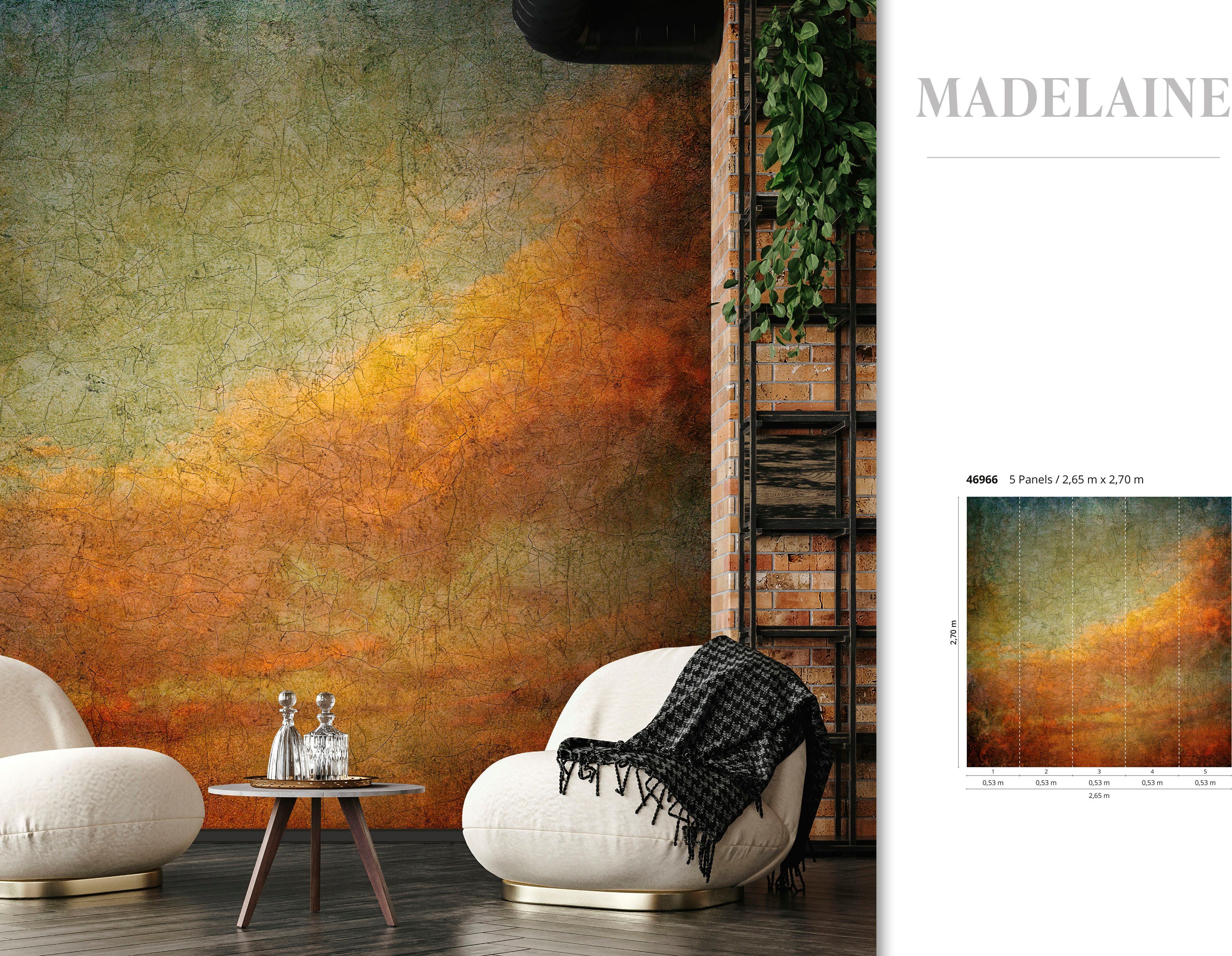 Marburg Fototapete glatt, Wohnzimmer Schlafzimmer moderne für matt, Küche Vliestapete Madelaine