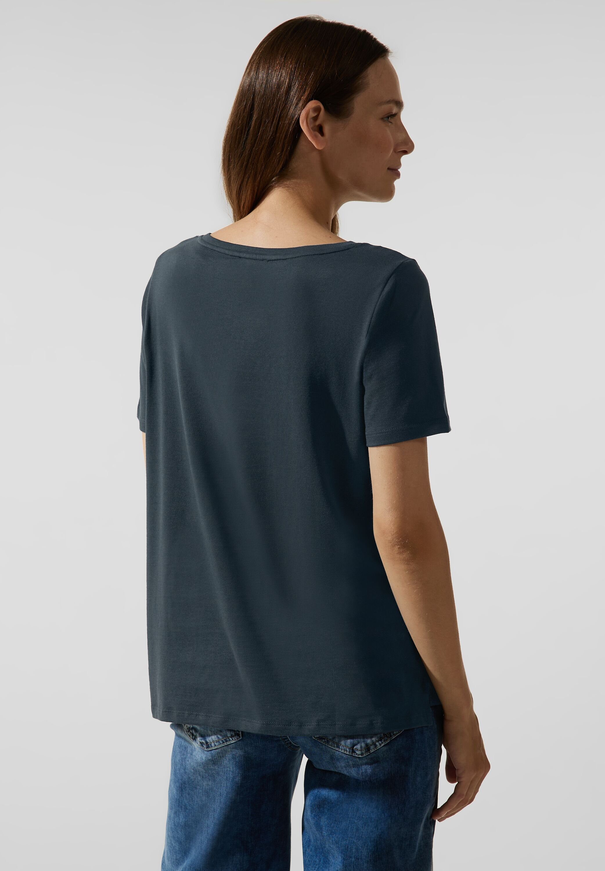 ONE Folienprint in STREET T-Shirt Unifarbe,