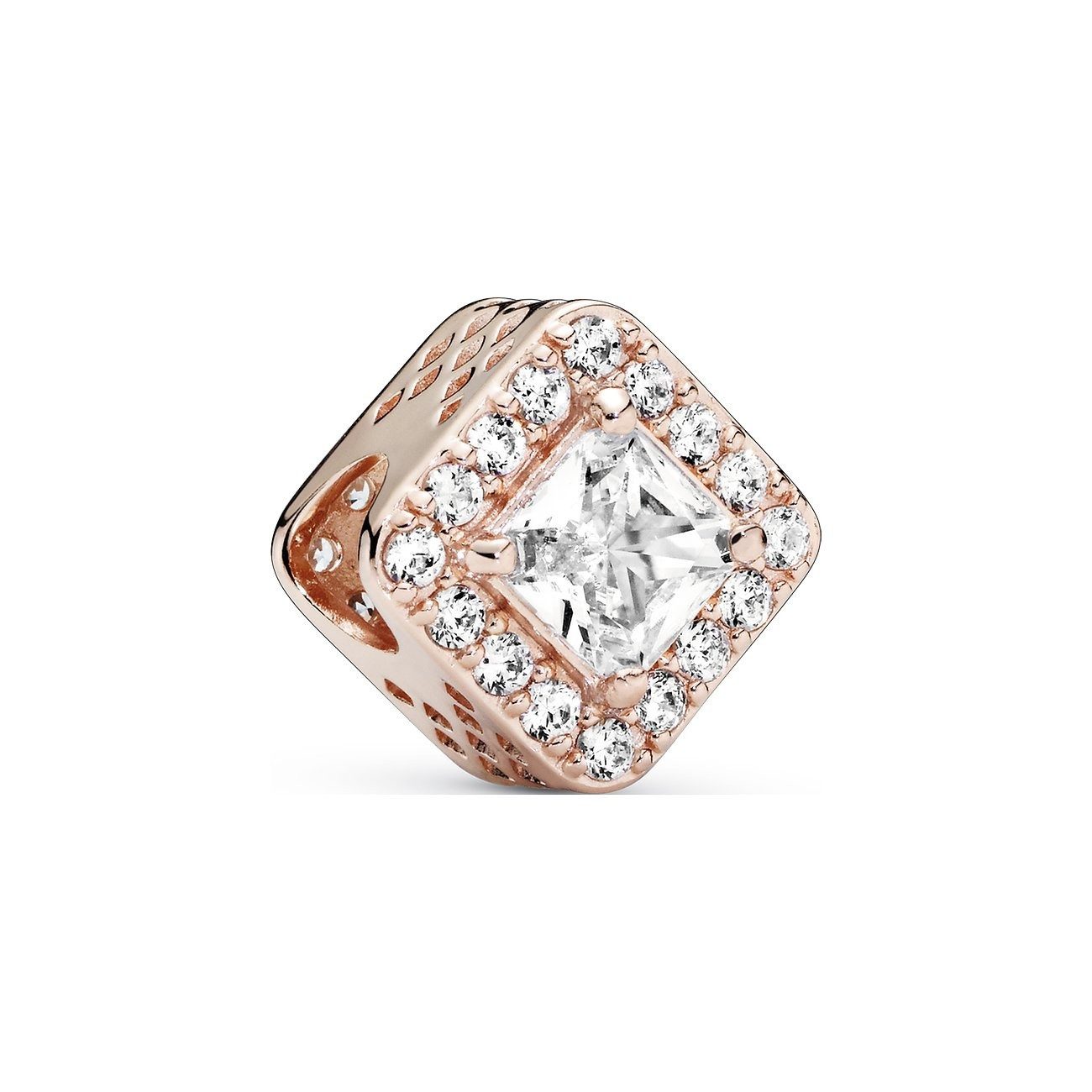Pandora Bead Timeless Quadratischer funkelnder Strahlenkranz