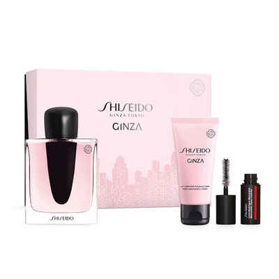 SHISEIDO Eau de Parfum SET Shiseido GINZA TOKYO EDP 90 ml + BL 50 ml + Mascara