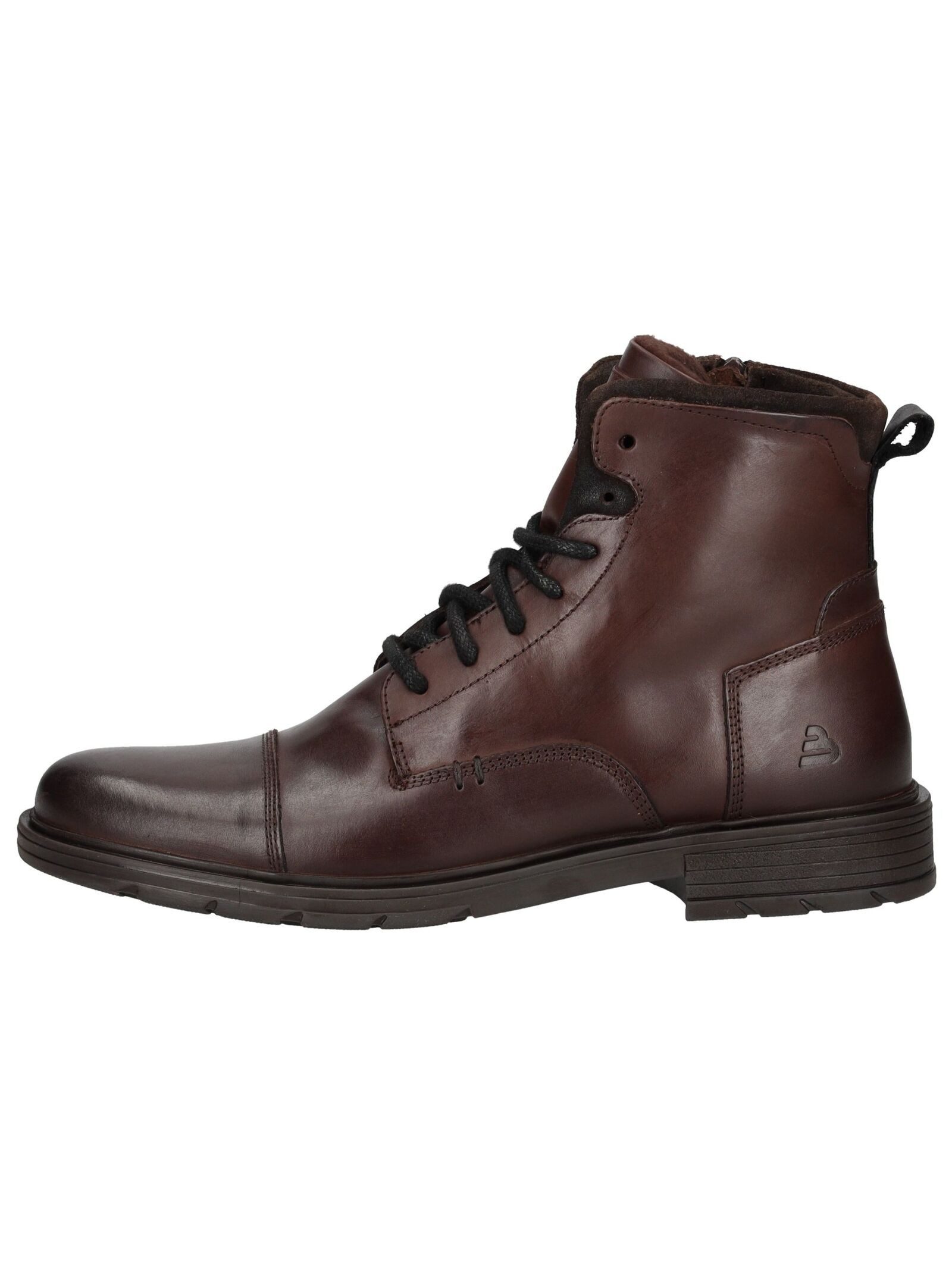 Bullboxer Stiefelette Leder/Textil . Schnürstiefelette