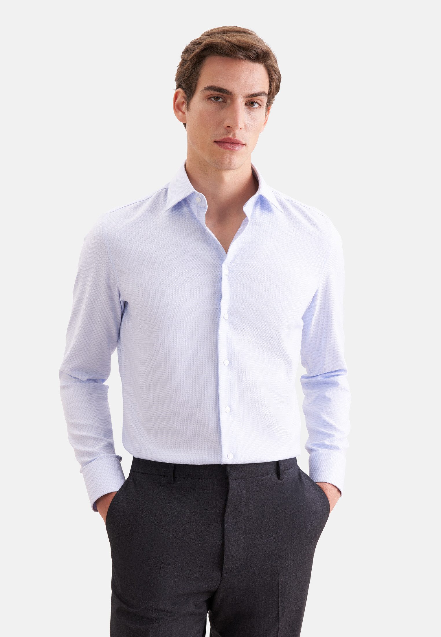 Businesshemd Schwarze Rose