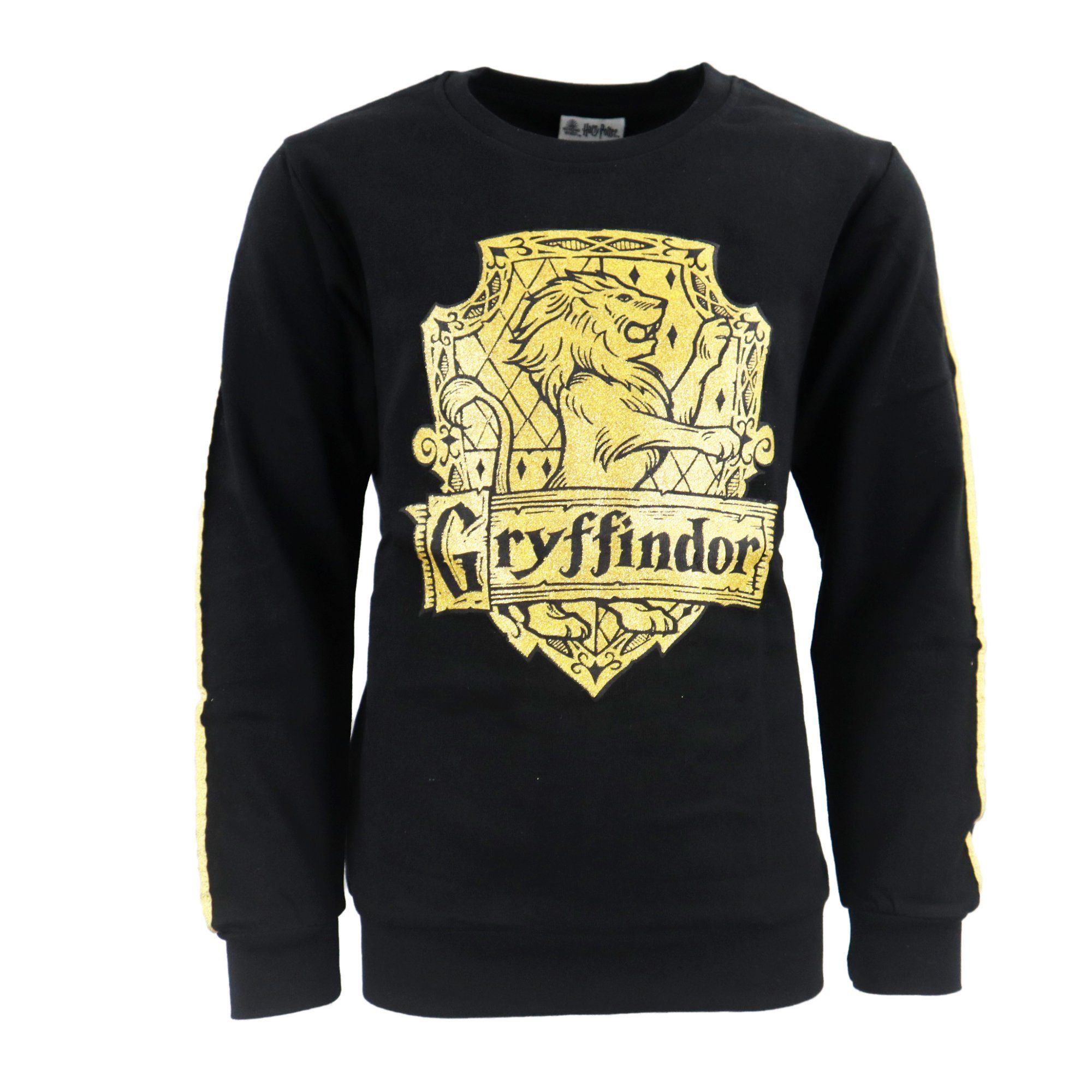 Harry Potter Rundhalspullover Harry Potter Gryffindor Kinder Mädchen Pulli Sweater Gr. 134 bis 164, 100% Baumwolle