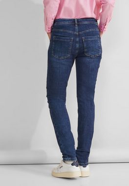 STREET ONE High-waist-Jeans QR JANE mit Elasthan in Slim fit
