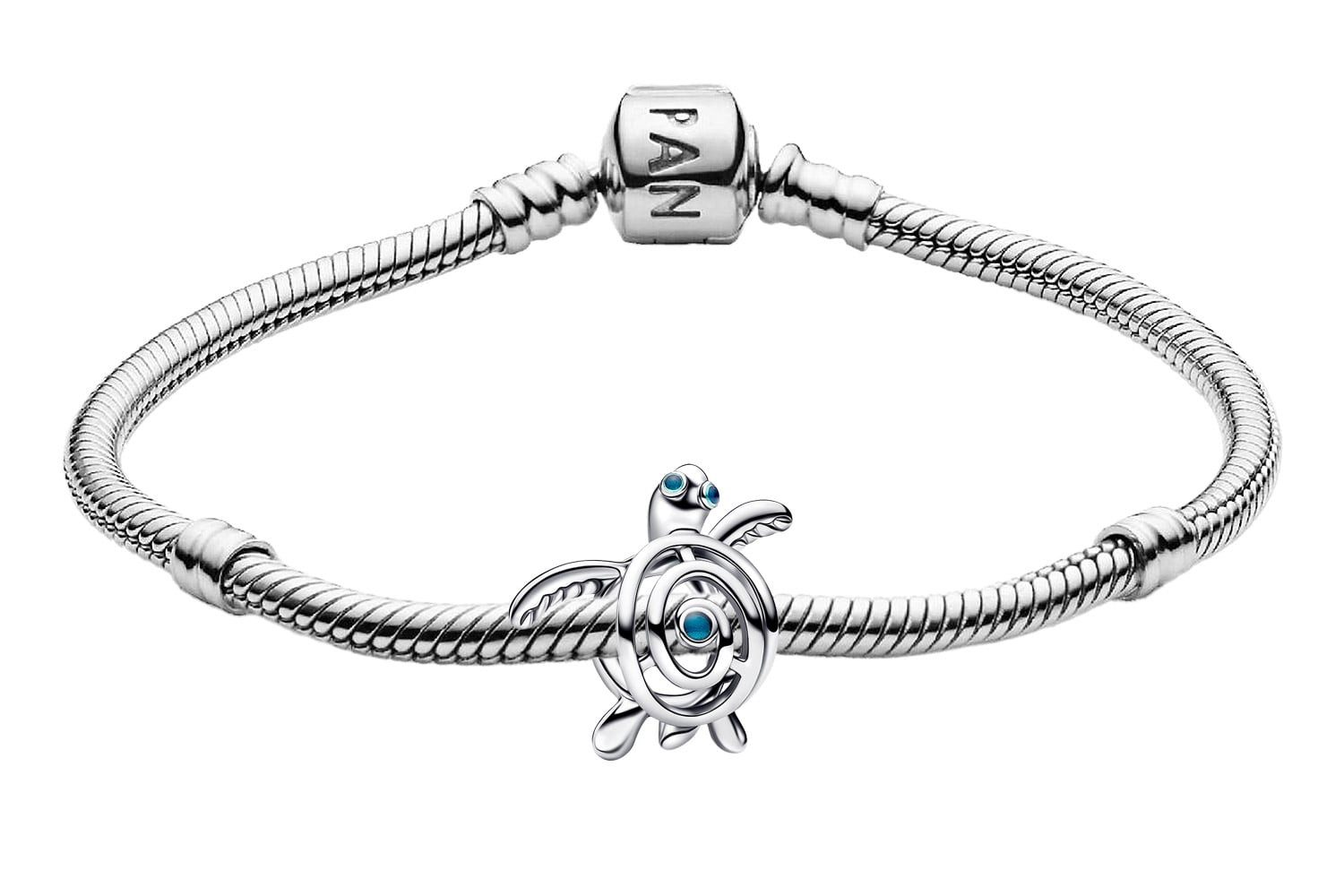 Pandora Charm-Armband DamenSilber Geschenk-Set Meeresschildkröte