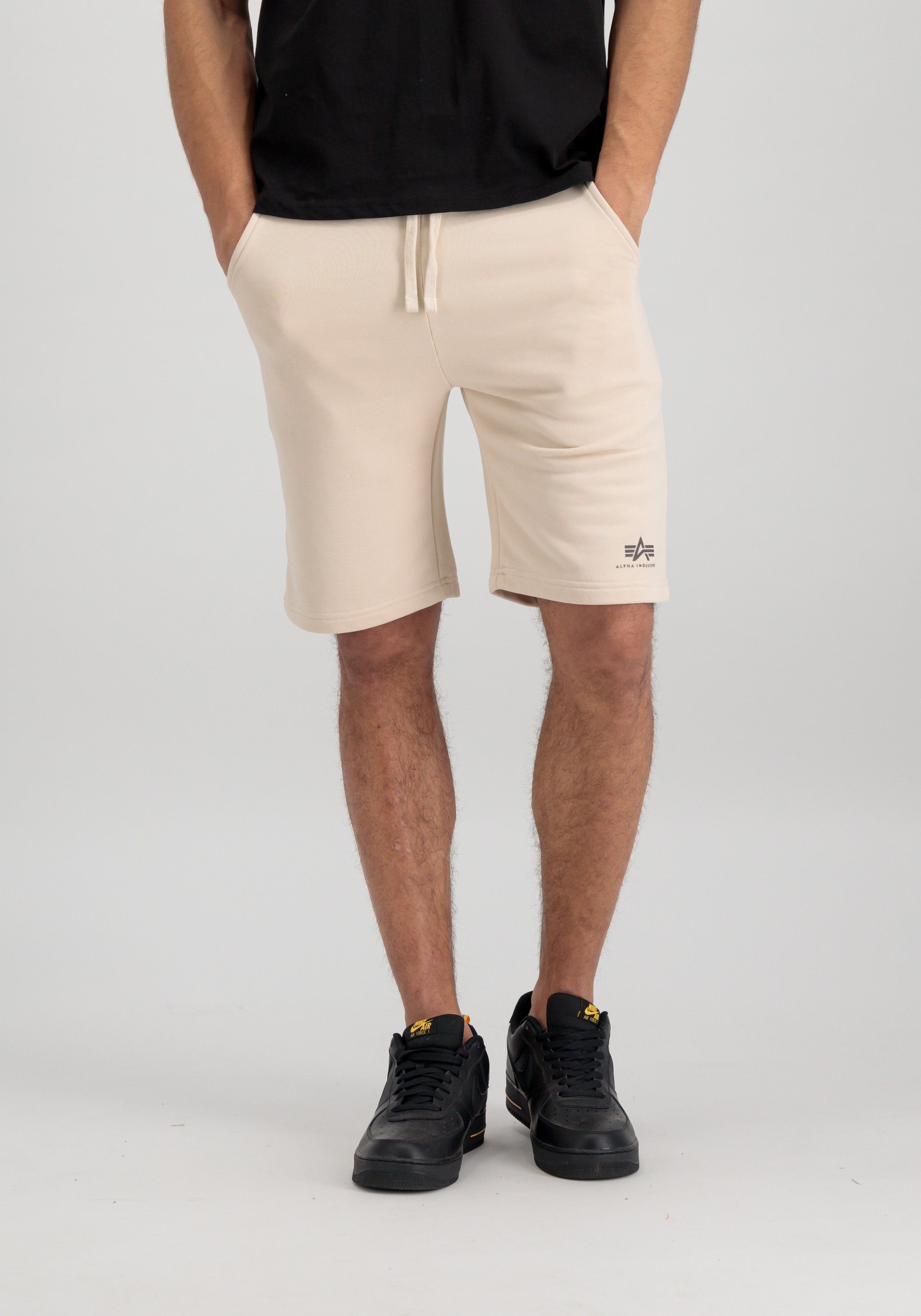 Alpha Industries Sweatshorts Short Shorts SL Basic Industries Men stream Alpha jet white 