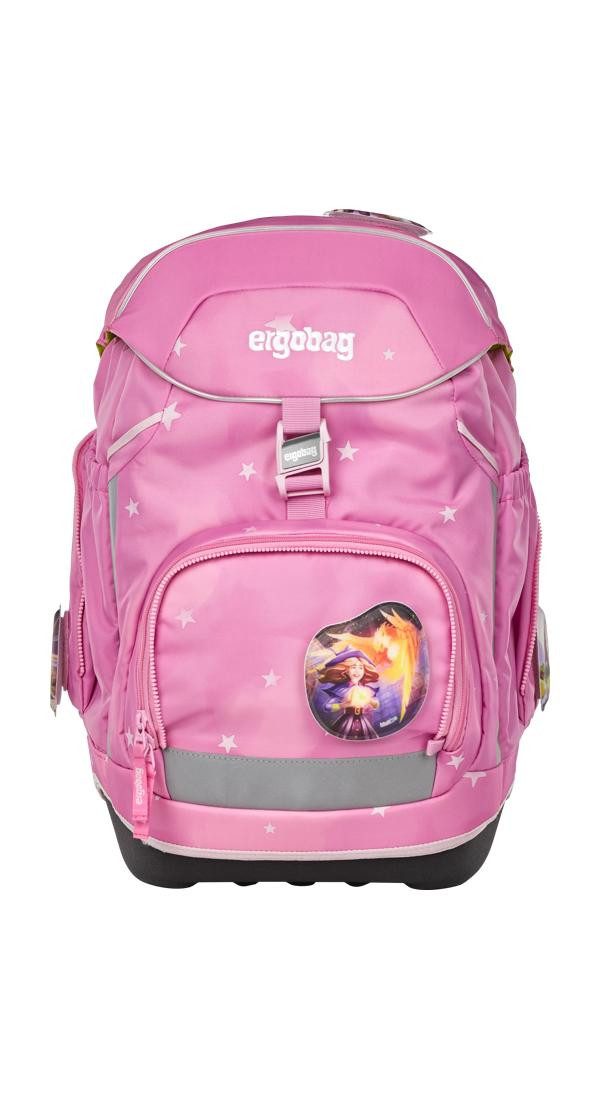 ergobag Schulranzen pack Set (6-tlg., 6-teiliges Set), größenverstellbares Rückensystem
