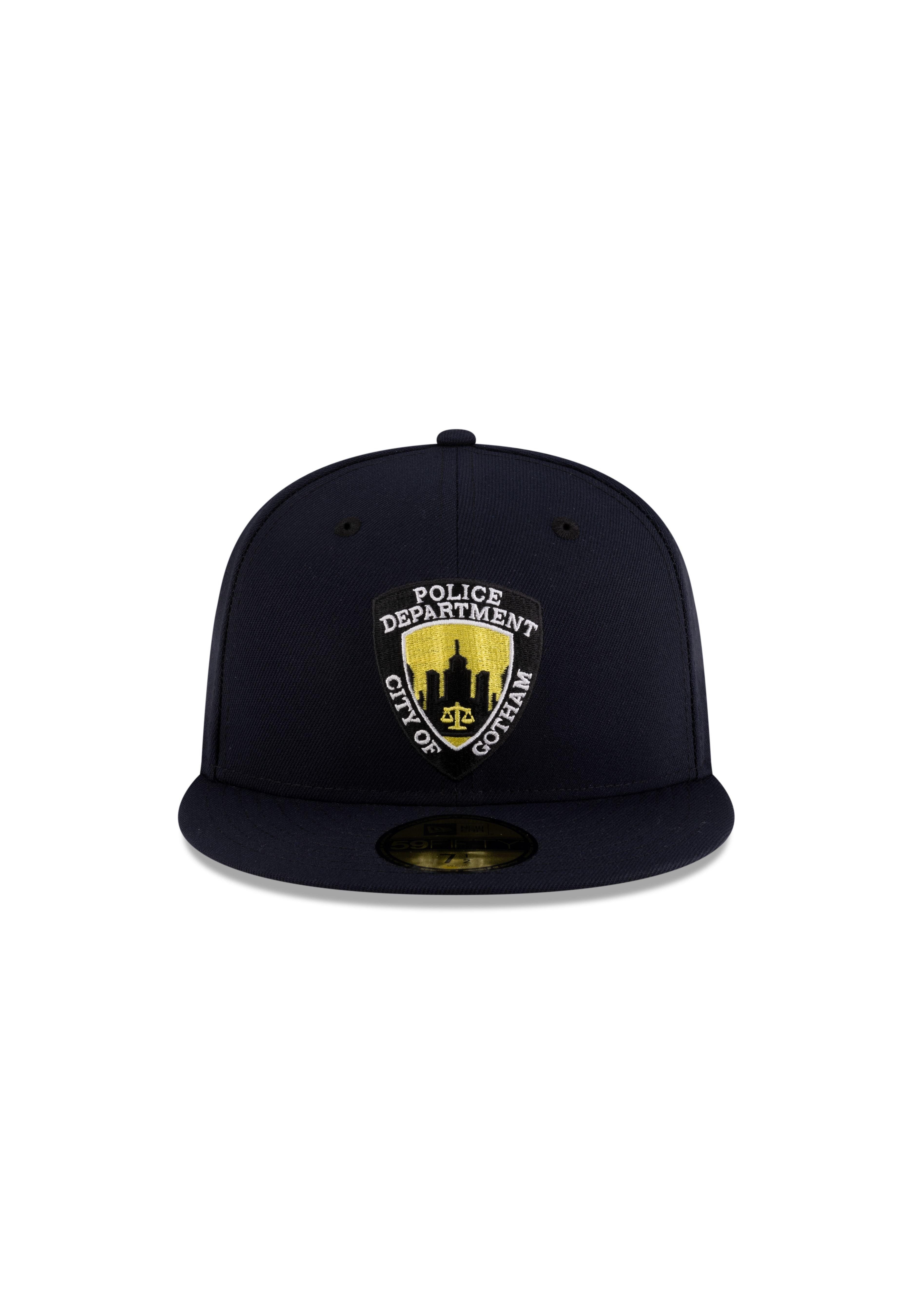 New Era Flat Cap Gotham City PD Batman DC Marineblau 59Fifty Basecap New Era (1-St)