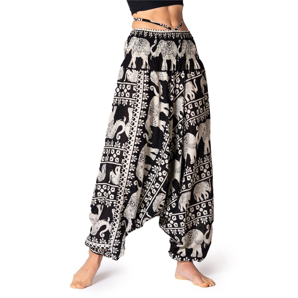 PANASIAM Haremshose Aladinhose Chang Haremshose aus 100% natürlicher Viskos günstig online kaufen