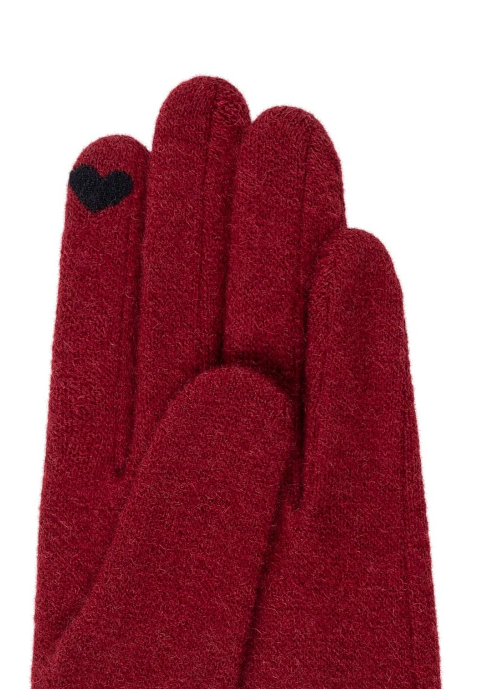 Roeckl Strickhandschuhe Leather Piping günstig online kaufen