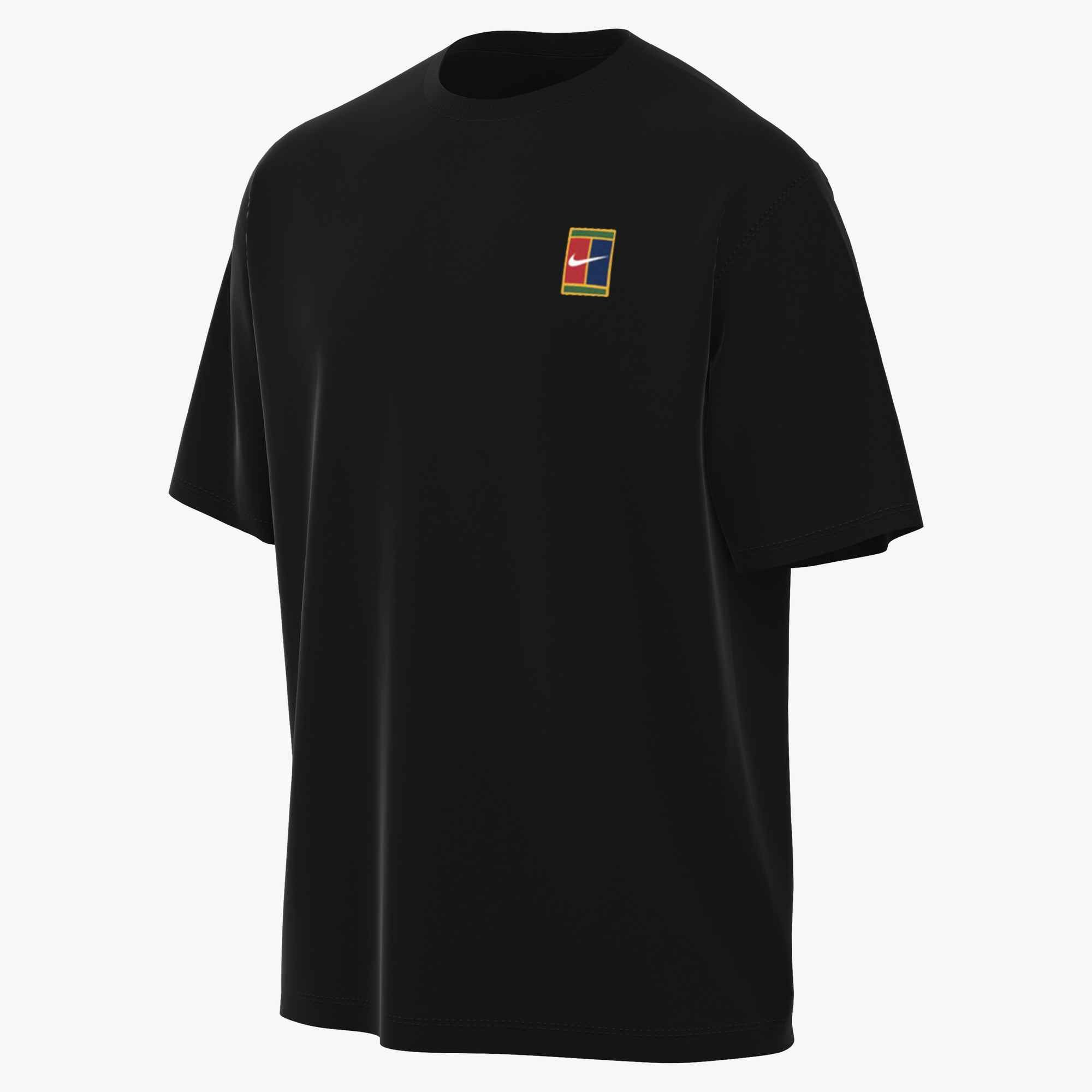 Nike T-Shirt NikeCourt Men's Max90 Tennis T-Shirt mit unifarbenem Design, Kurzarm, aus Jersey, Basic-Passform – Bild 5 von 5