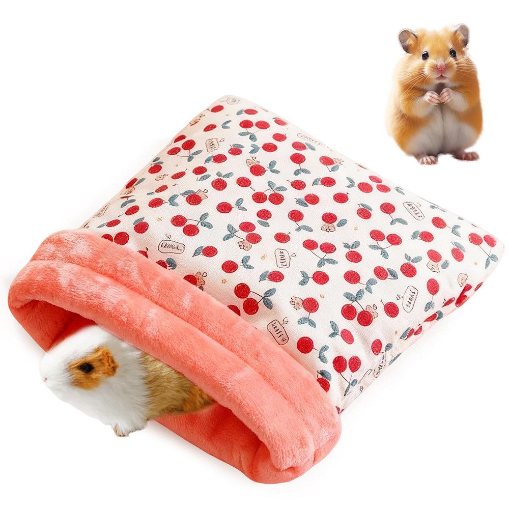Ledander Tierhaus Meerschweinchen Bett, Zubehör für Kleintierkäfige, Kuschelhöhle, Waschbar,Winter,meerschweinchen Haus, Kleintierhaus für Hamster