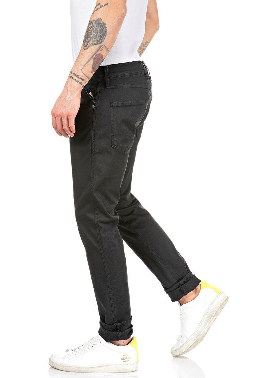 deep Anbass Replay black Slim-fit-Jeans