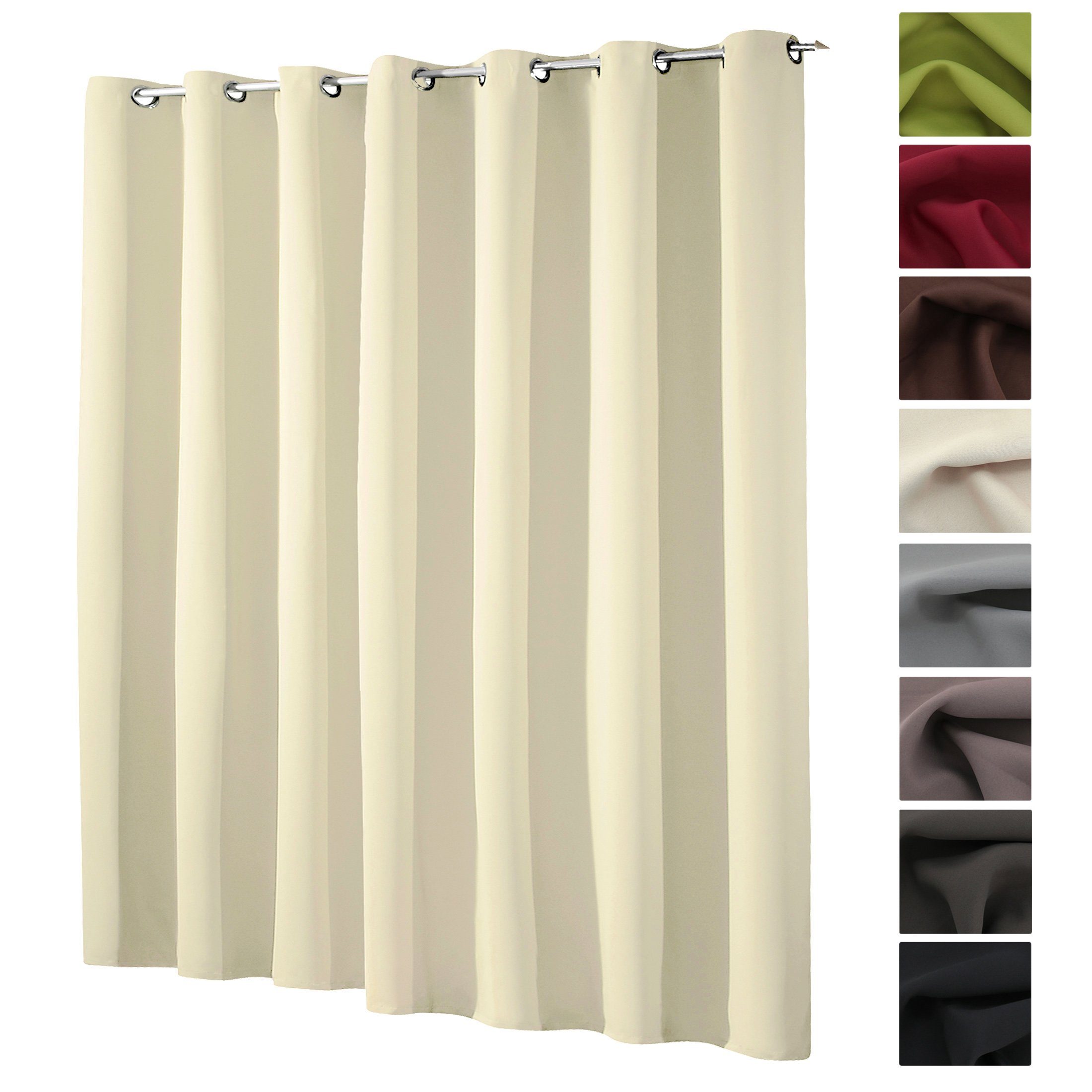 heimtexland Verdunkelungsvorhang XL Thermo Ösenschal Verdunklungsgardine Ra günstig online kaufen