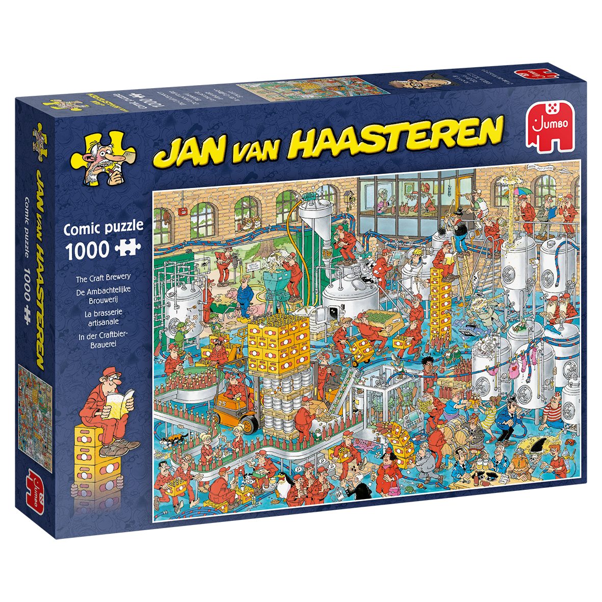 Jan van Haasteren Puzzle Jan van Haasteren In der Craftbier-Brauerei 1000 Teile Puzzle, 1000 Puzzleteile