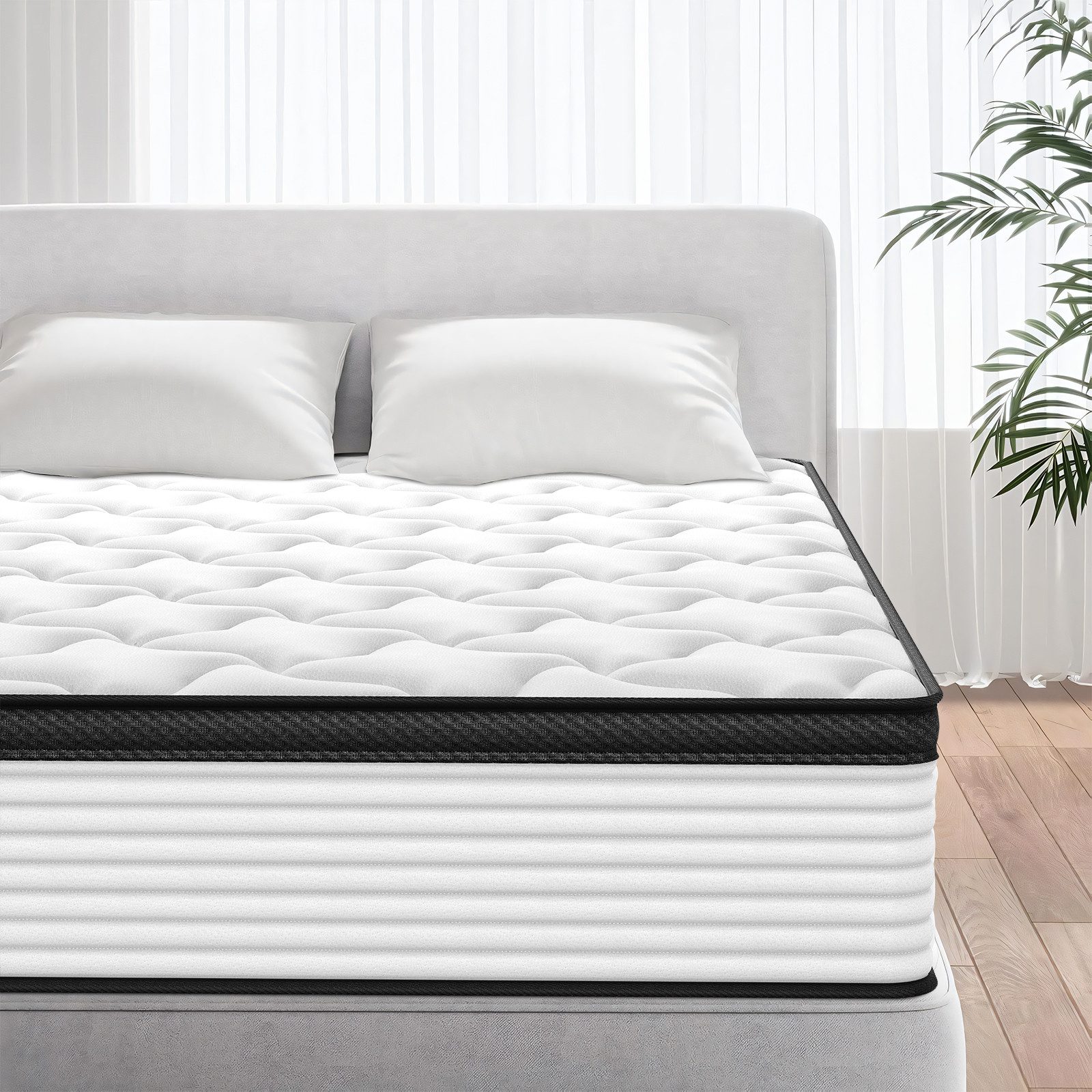 Boxspringmatratze Matratzen 90x200 cm, 7-Zonen Federkernmatratze, günstig online kaufen
