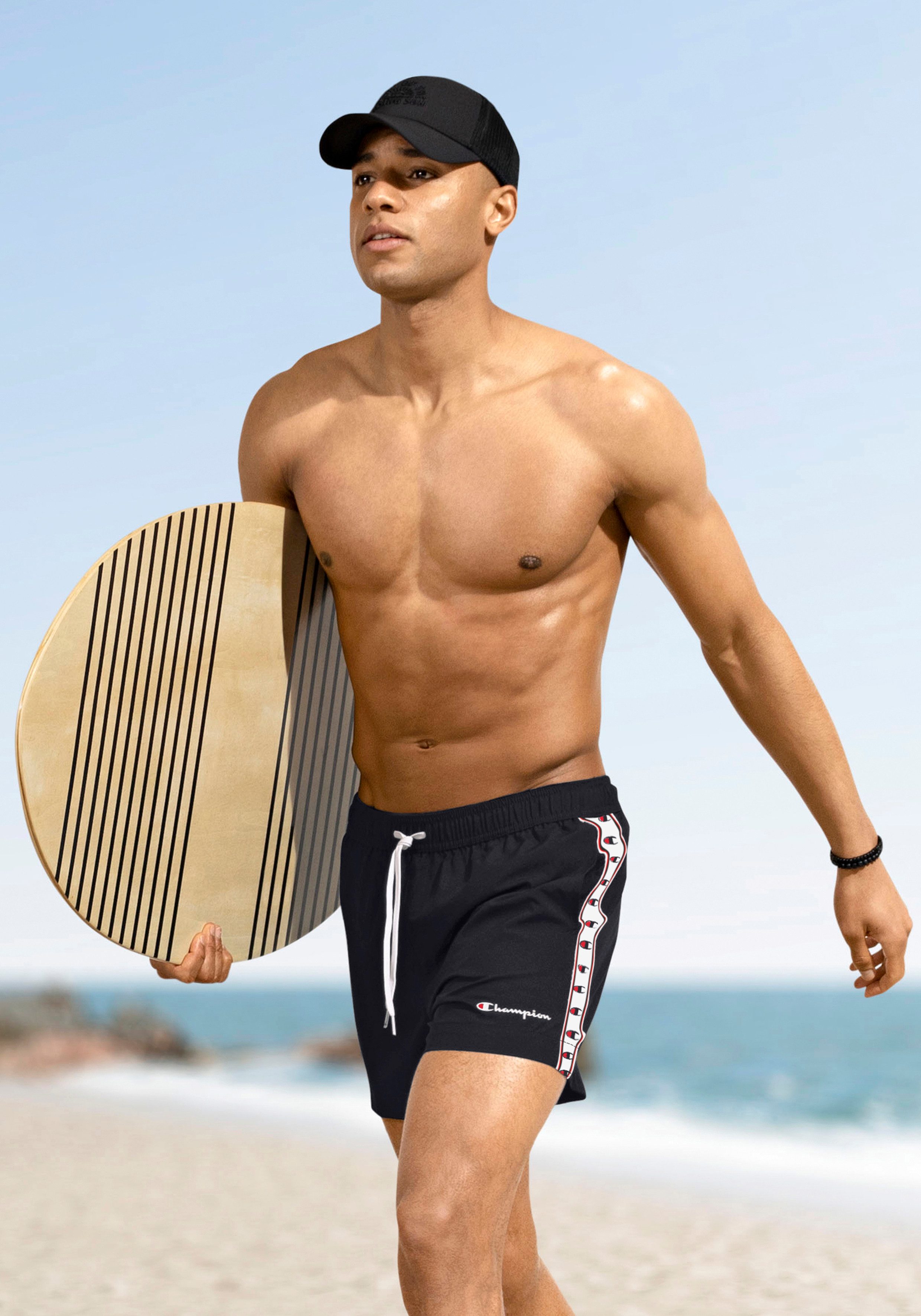 Champion Badeshorts Beachshorts Tape günstig online kaufen