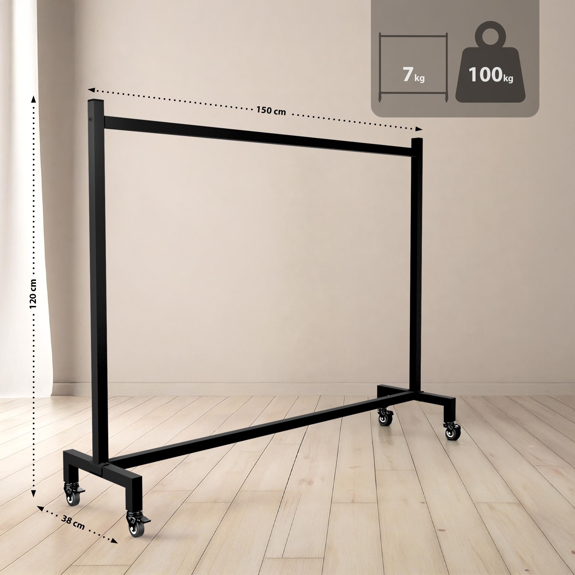 CLP Garderobenständer Kleiderständer Gisborne 150x38x120, (1er) – Bild 3 von 5