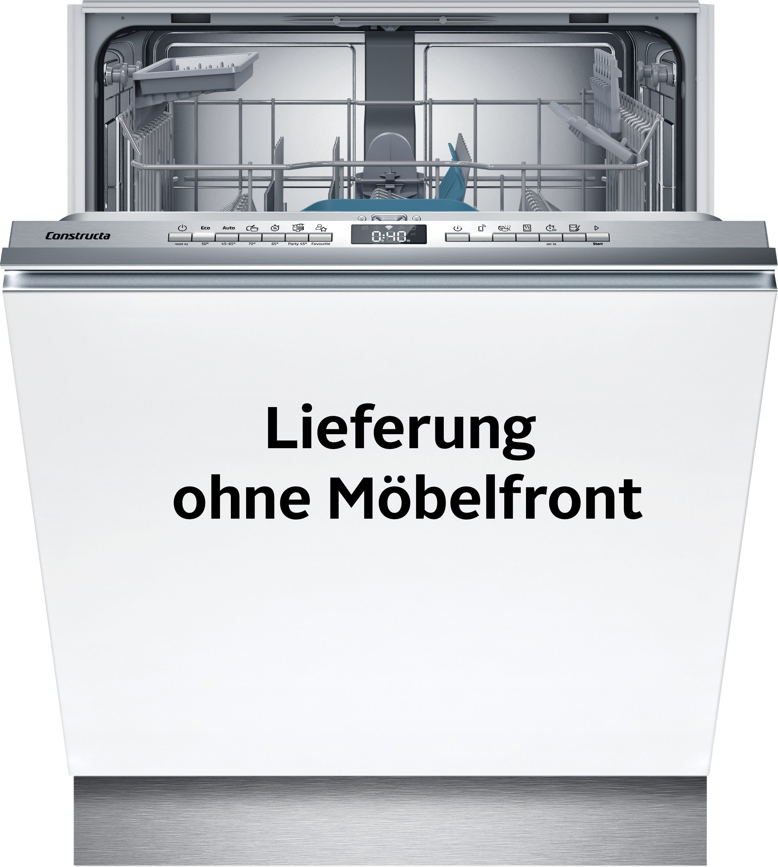 Constructa vollintegrierbarer Geschirrspüler CG6HX03HUE, 13 Maßgedecke