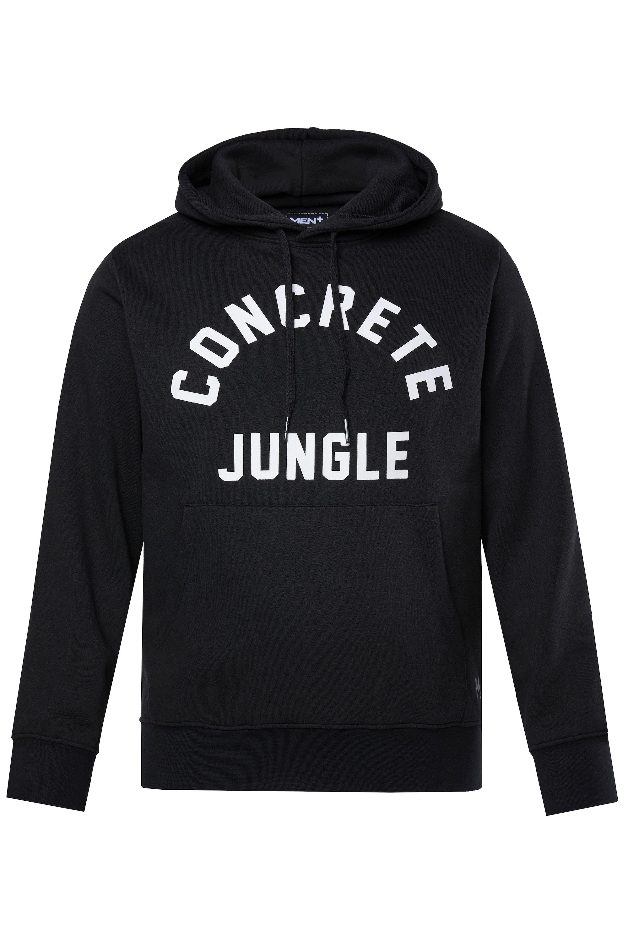 Men Plus Sweatshirt Men+ Hoodie Brustprint günstig online kaufen