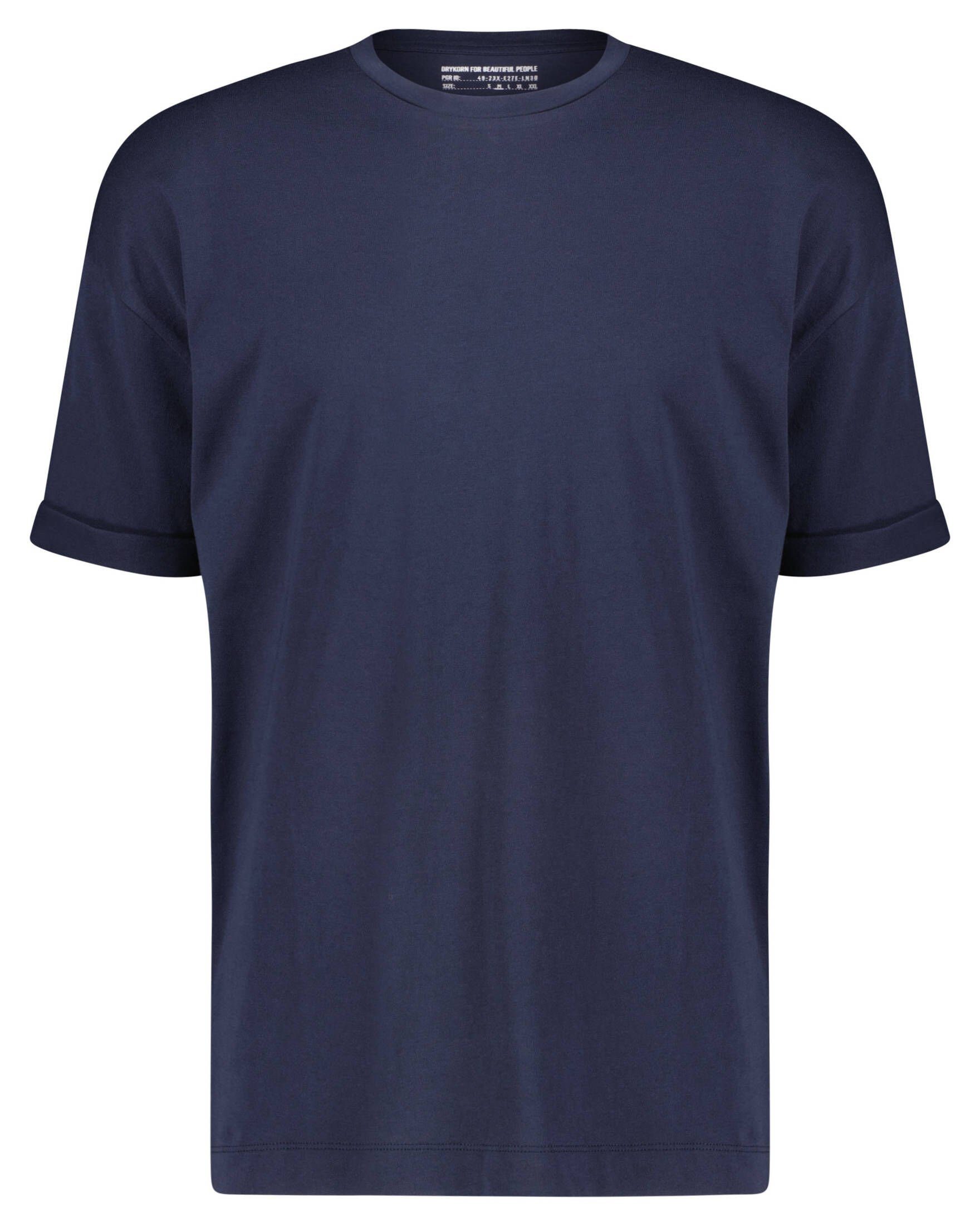 Drykorn Herren T-Shirt T-Shirt marine (1-tlg) (300)