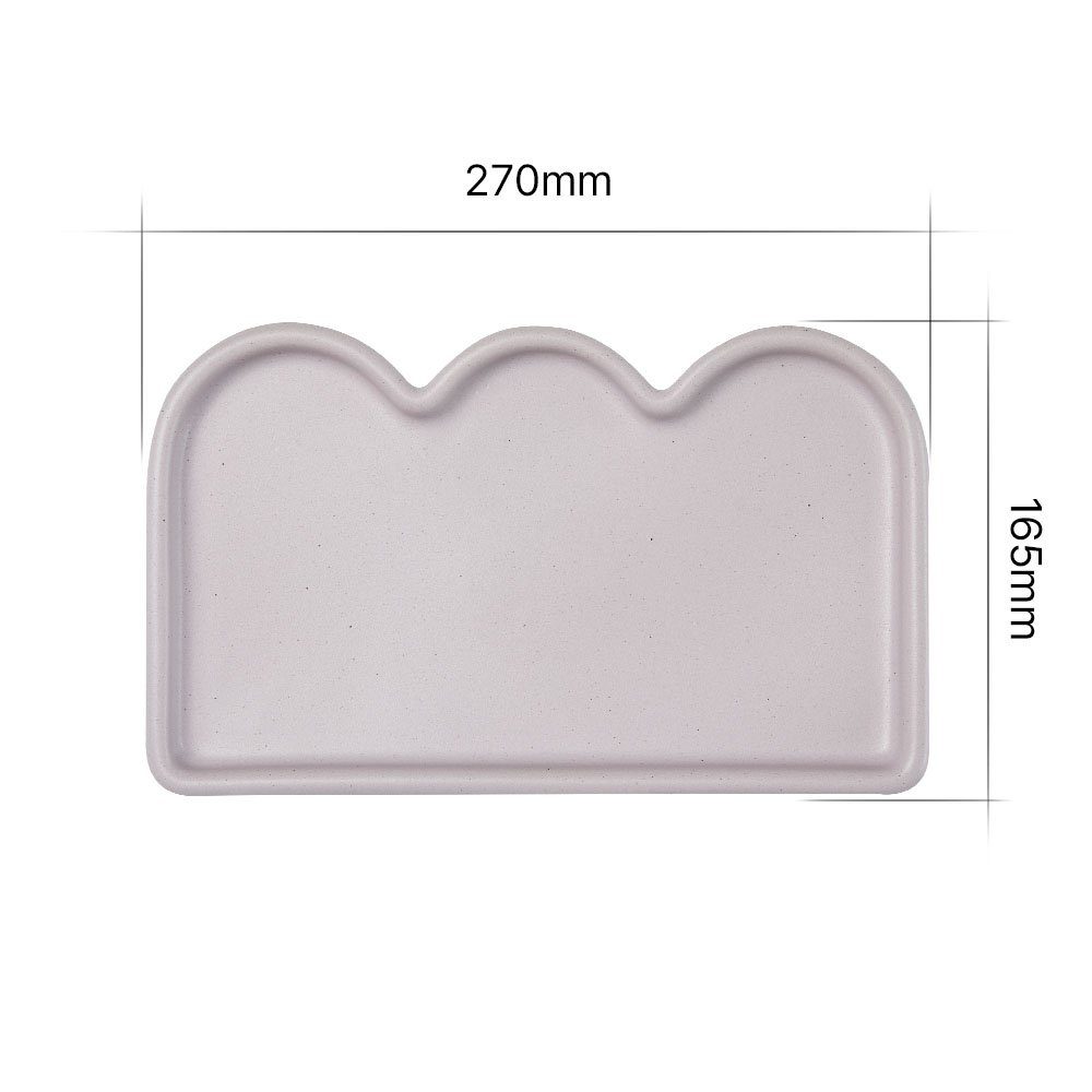 NEOFLAM® Servierplatte Better Finger Frei & (1-tlg), PFOA, Violett, Keramik, von Keramik Blei - 100% Keramik, natürliche Servierplatte Cadmium