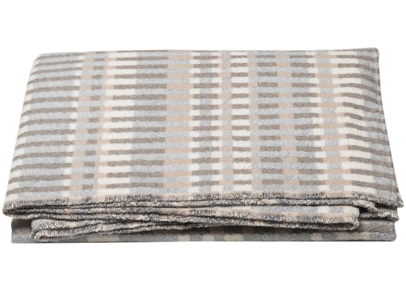 Wohndecke Deco 'Rippen' 135 x 200 cm, DAVID FUSSENEGGER