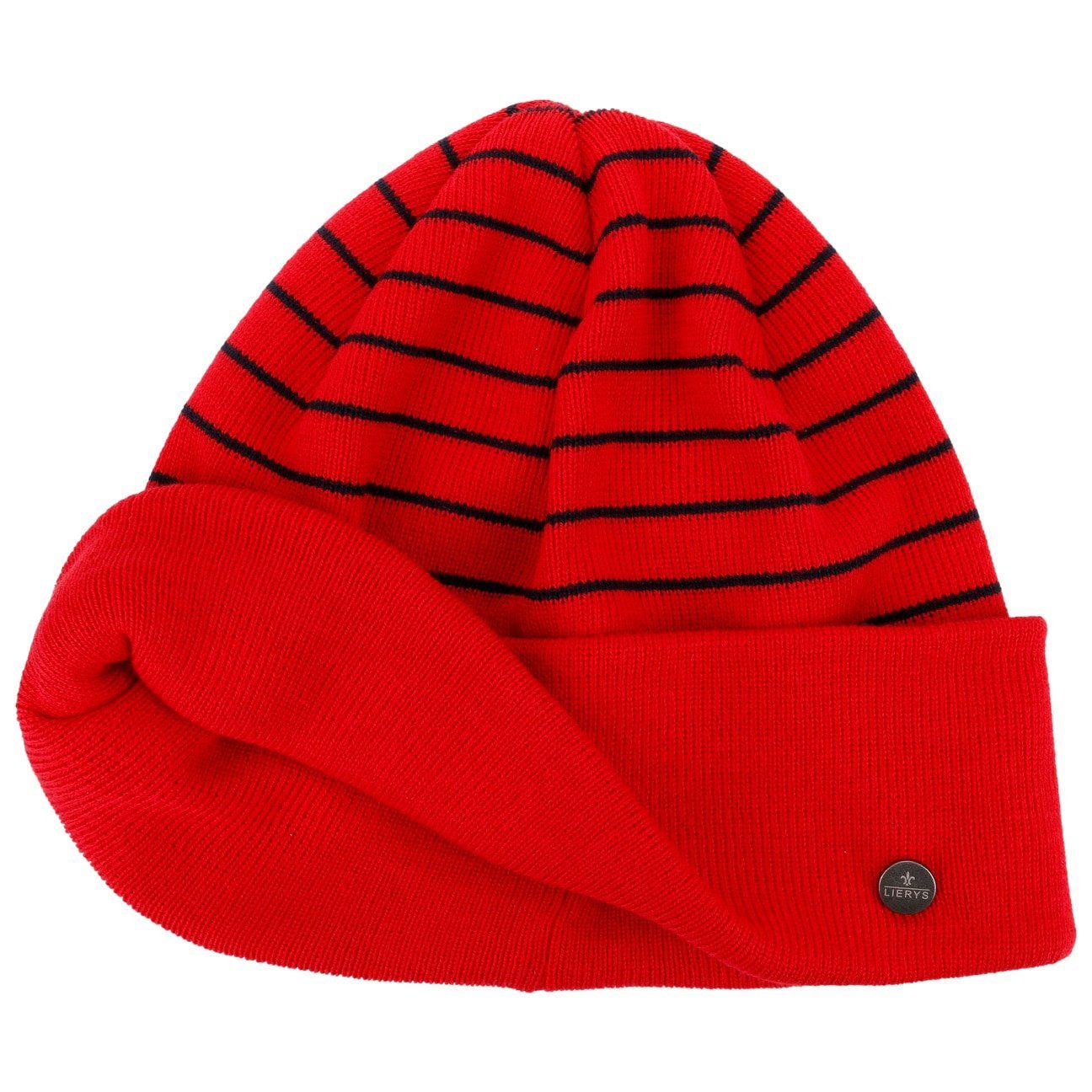 in Beanie Umschlag, rot Made Germany (1-St) Beanie Lierys mit