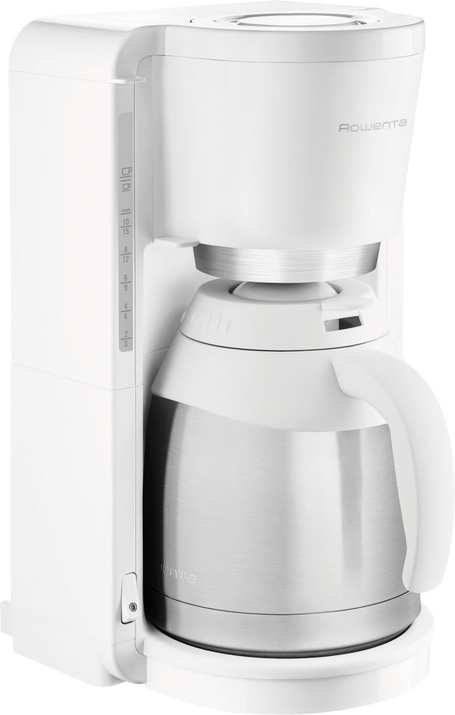 Rowenta Filterkaffeemaschine CT3811 Adagio, 1,25l Kaffeekanne, 1x4, Edelstahl- Thermokanne, 10-15 Tassen, 1,25 L, Automatische Abschaltung