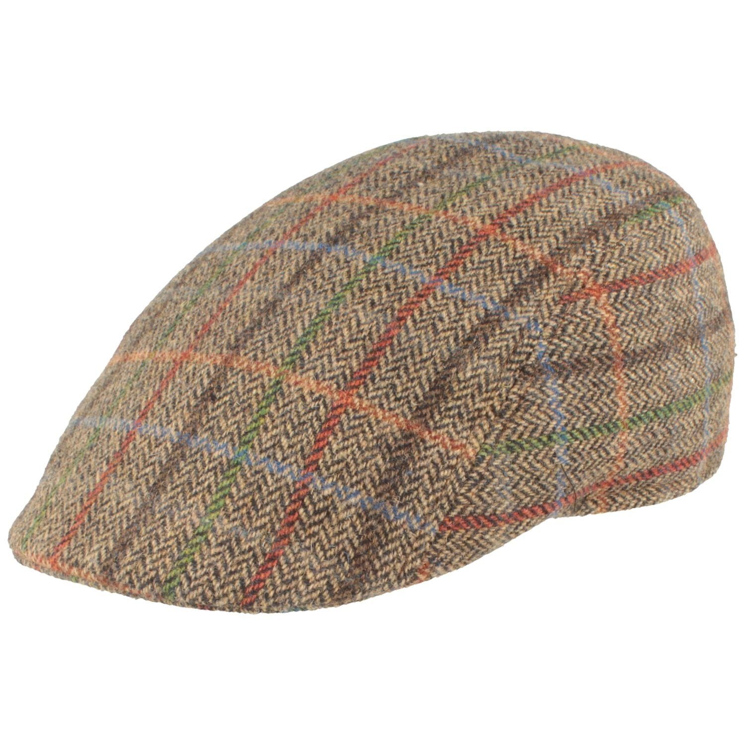 Breiter Schiebermütze Flatcap mit Karo-Muster/Made in Italy!