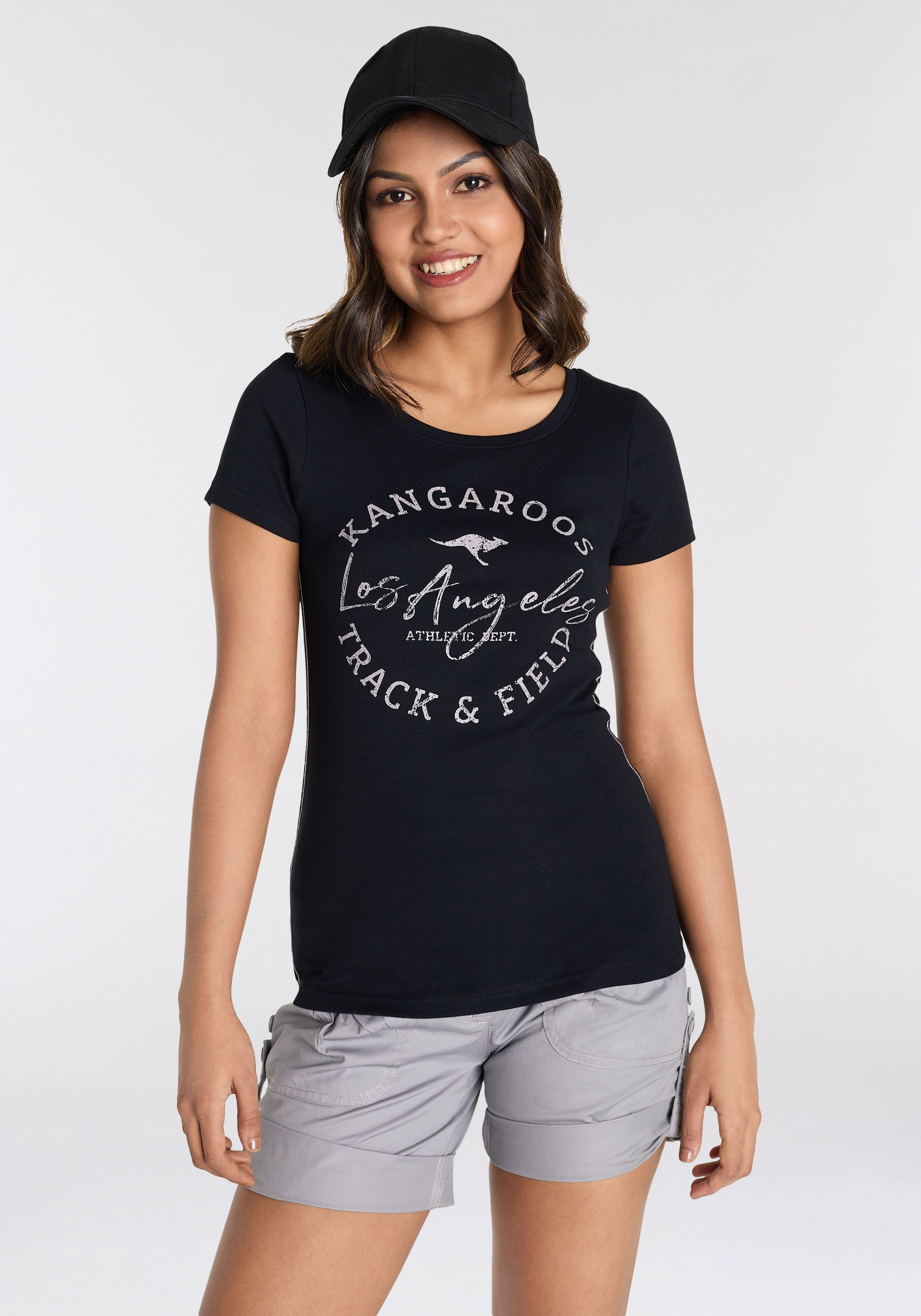 KangaROOS Print-Shirt im American-Look - NEUE FARBEN
