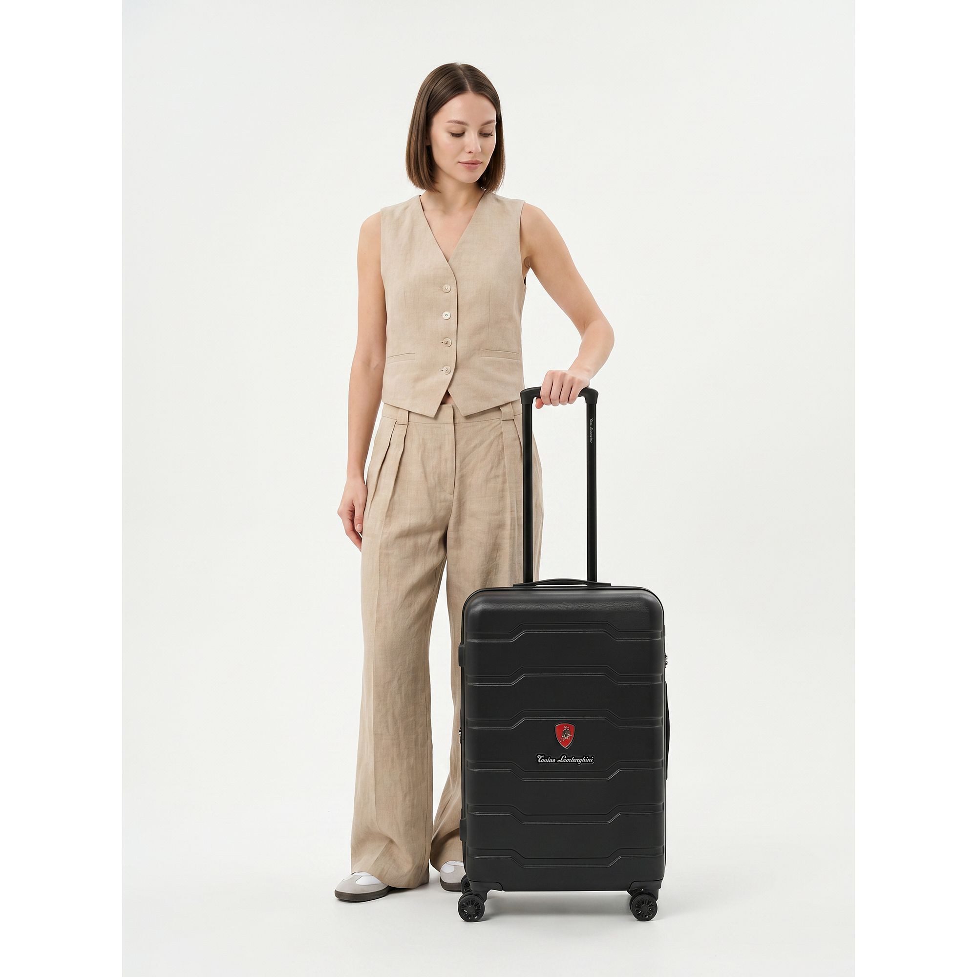 Tonino Lamborghini Hartschalen-Trolley Bologna, 4 Rollen, ABS