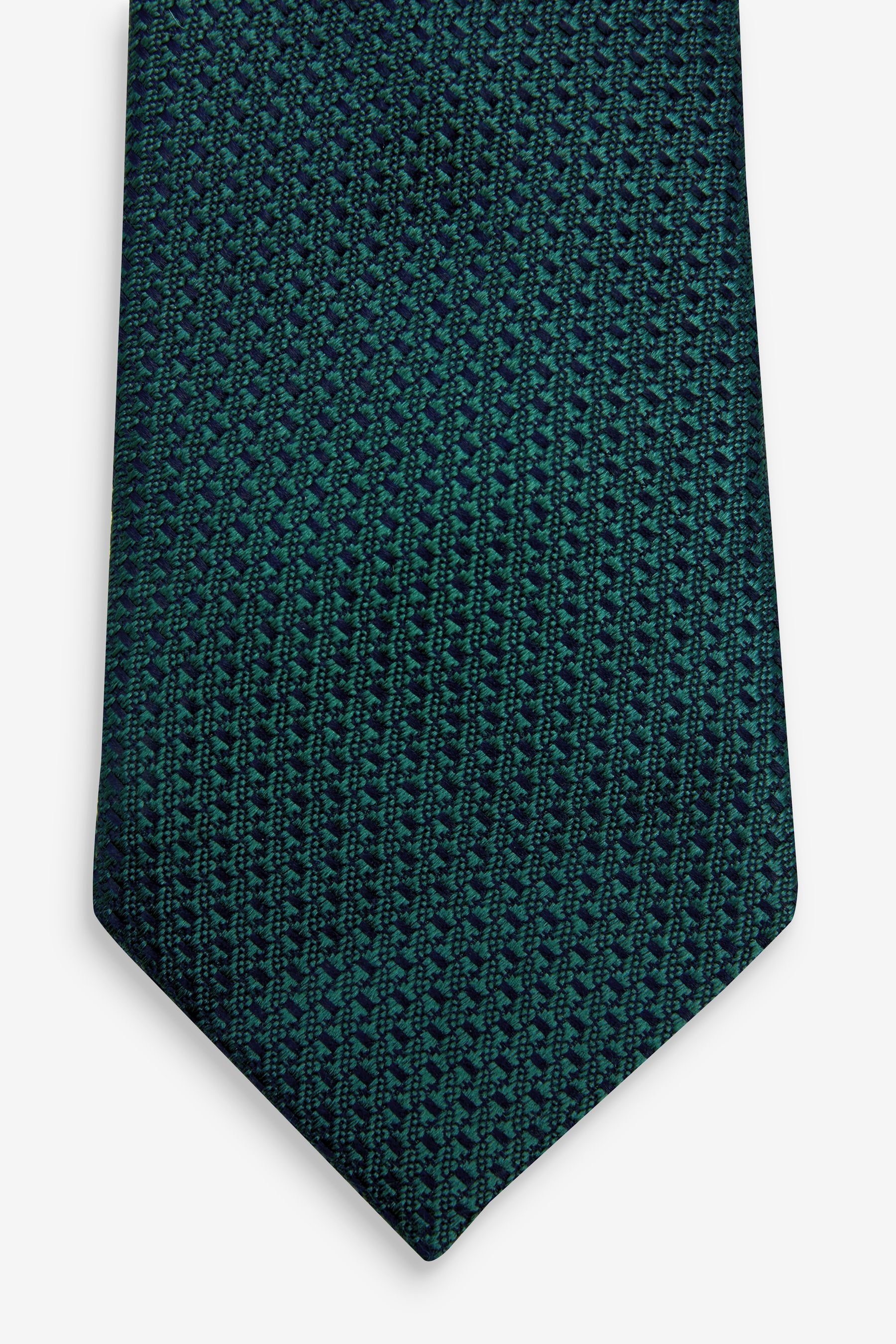 (1-St), Familie die und Next für Mode Accessoires Signature Krawatte ganze Seidenkrawatte Strukturierte